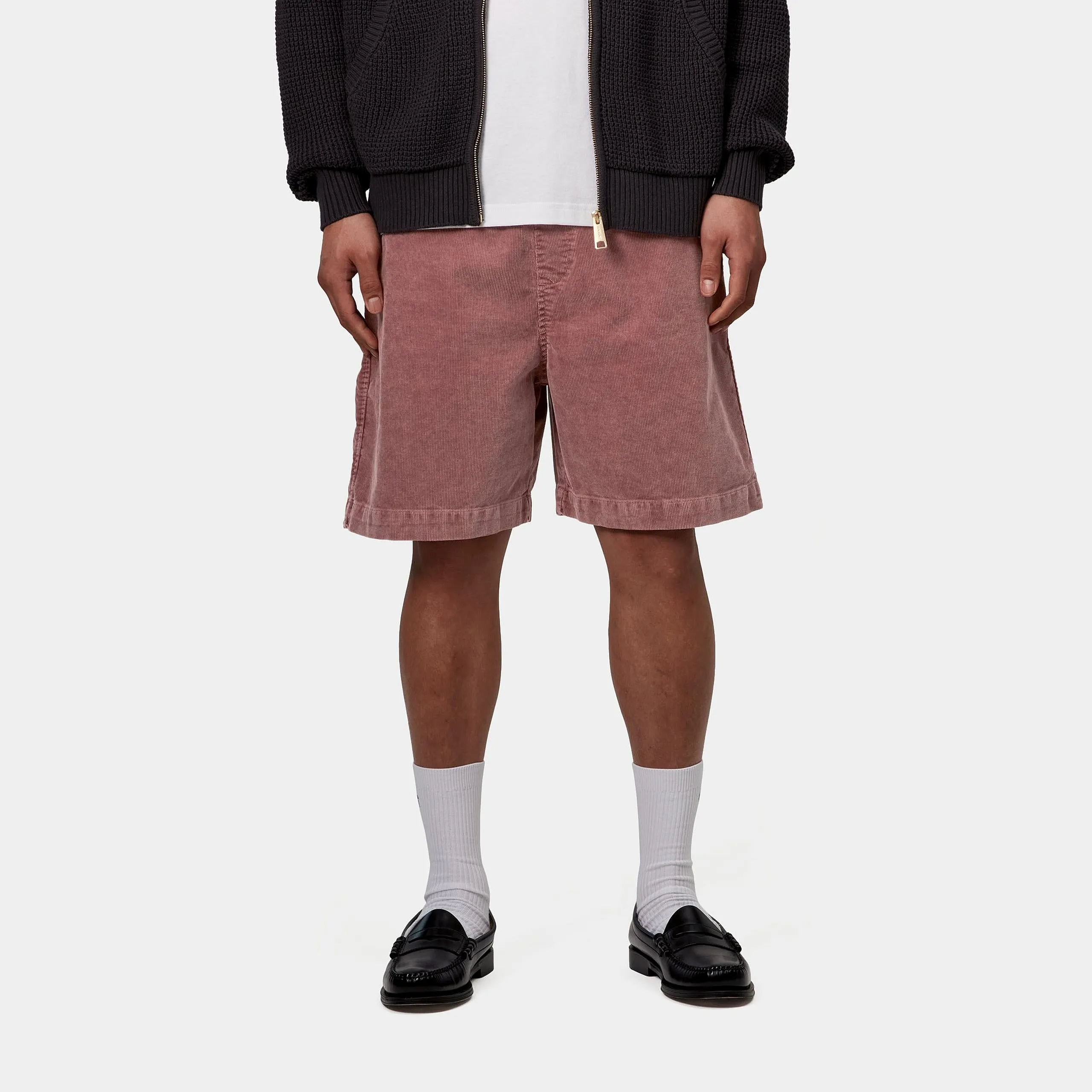 Carhartt WIP Mens Reynold Forsyth Corduroy Short | Dusky Pink Dusky Washed sold by The Foot Factory product image thumbnail 3