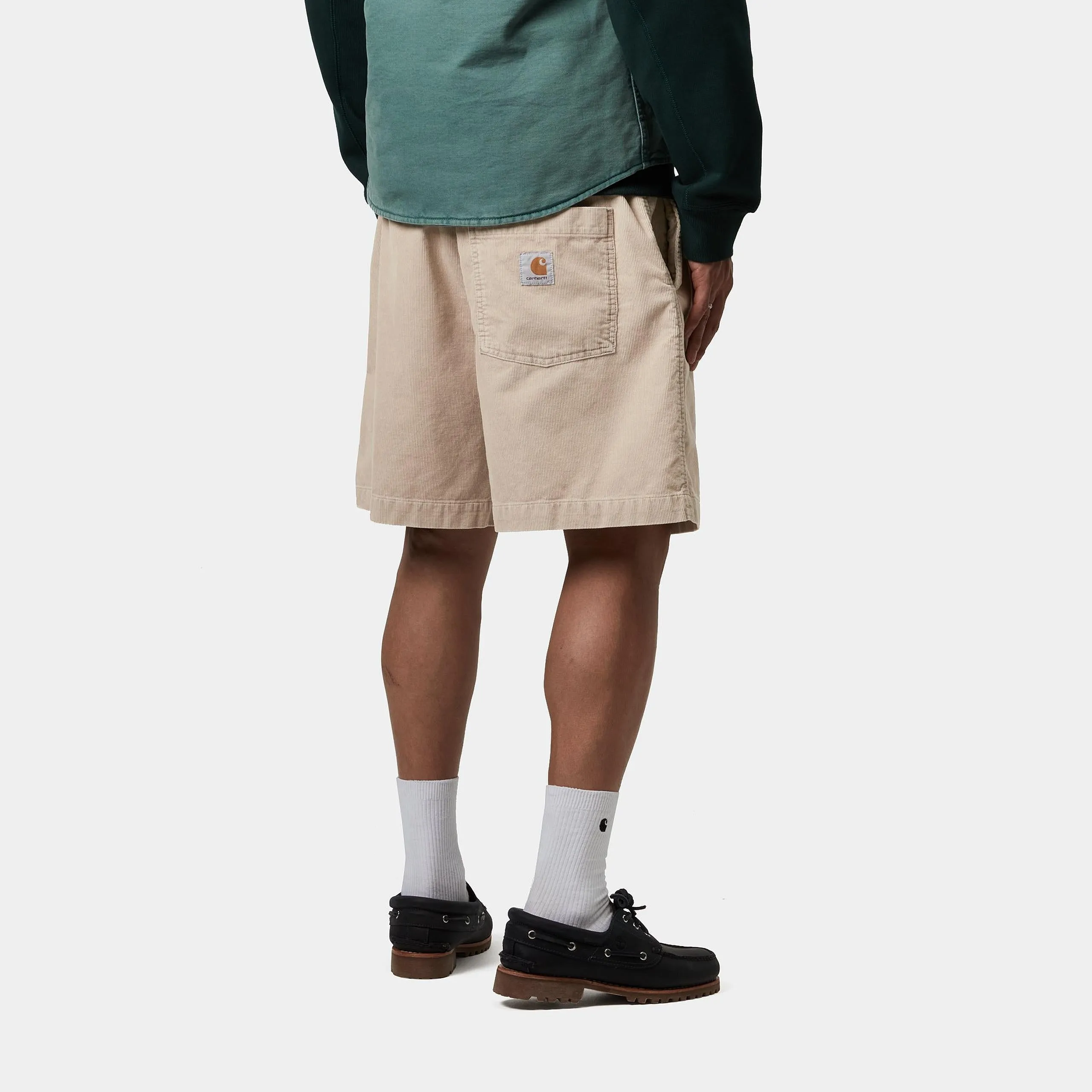 Carhartt WIP Mens Reynold Forsyth Corduroy Short | Dusky Beige Dusky Washed sold by The Foot Factory product image thumbnail 4