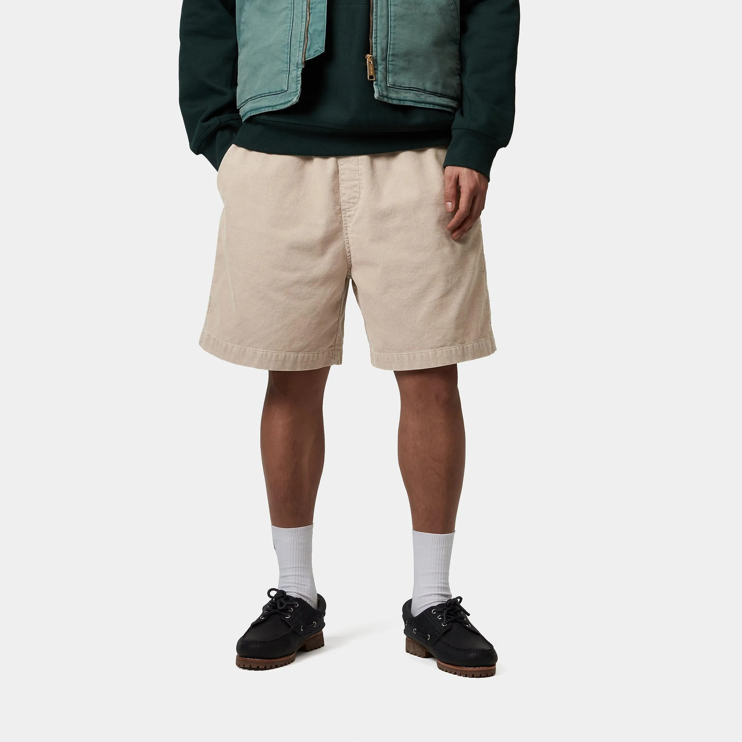 Carhartt WIP Mens Reynold Forsyth Corduroy Short | Dusky Beige Dusky Washed sold by The Foot Factory product image thumbnail 3