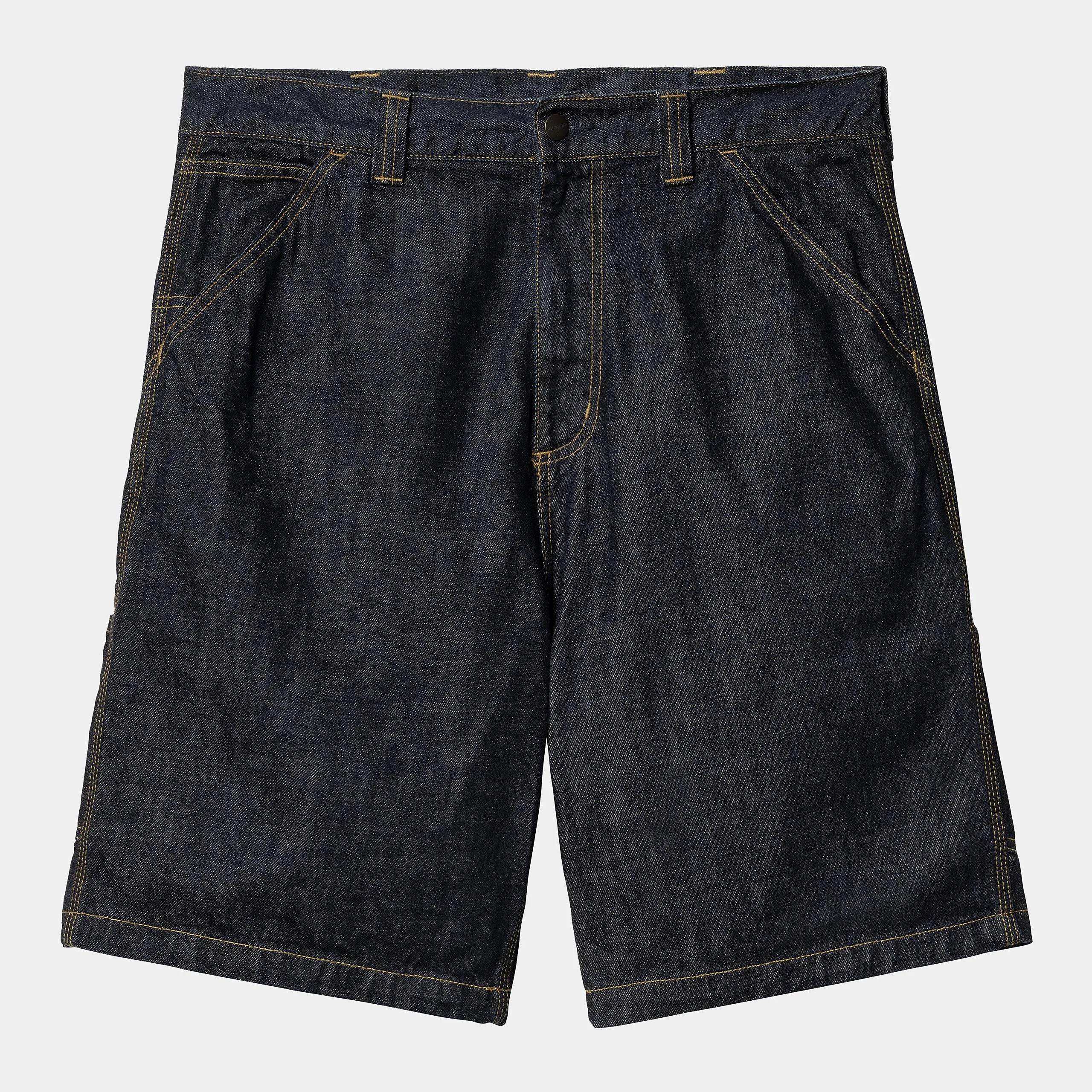 Carhartt WIP Mens OG Single Knee Camano Denim Short | Blue Rinsed sold by The Foot Factory product image thumbnail 2