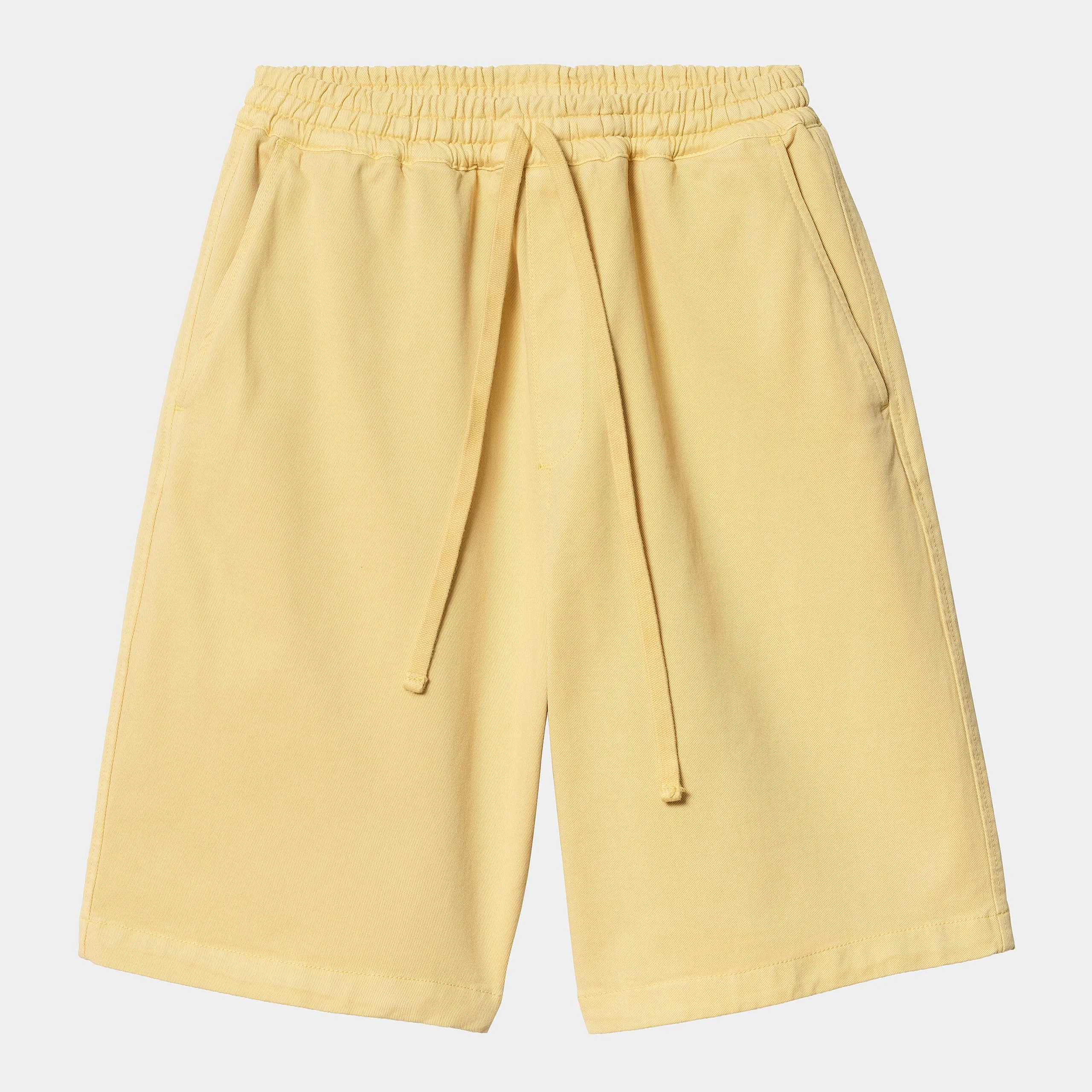 Carhartt WIP Mens Floyde Dewey Stretch Twill Short | Air Yellow Garment Dyed sold by The Foot Factory product image thumbnail 2