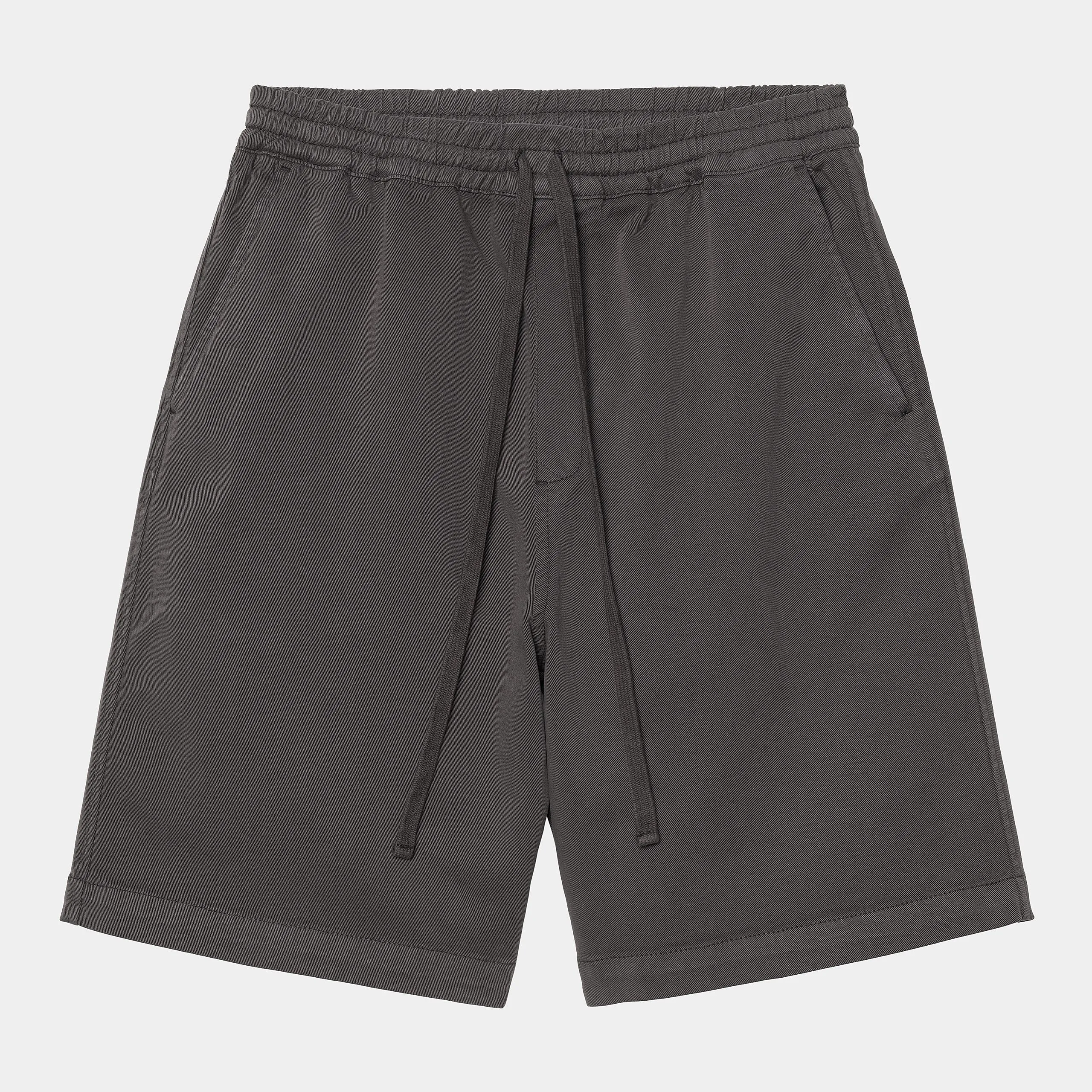 Carhartt WIP Mens Floyde Dewey Stretch Twill Short | Graphite Garment Dyed sold by The Foot Factory product image thumbnail 2