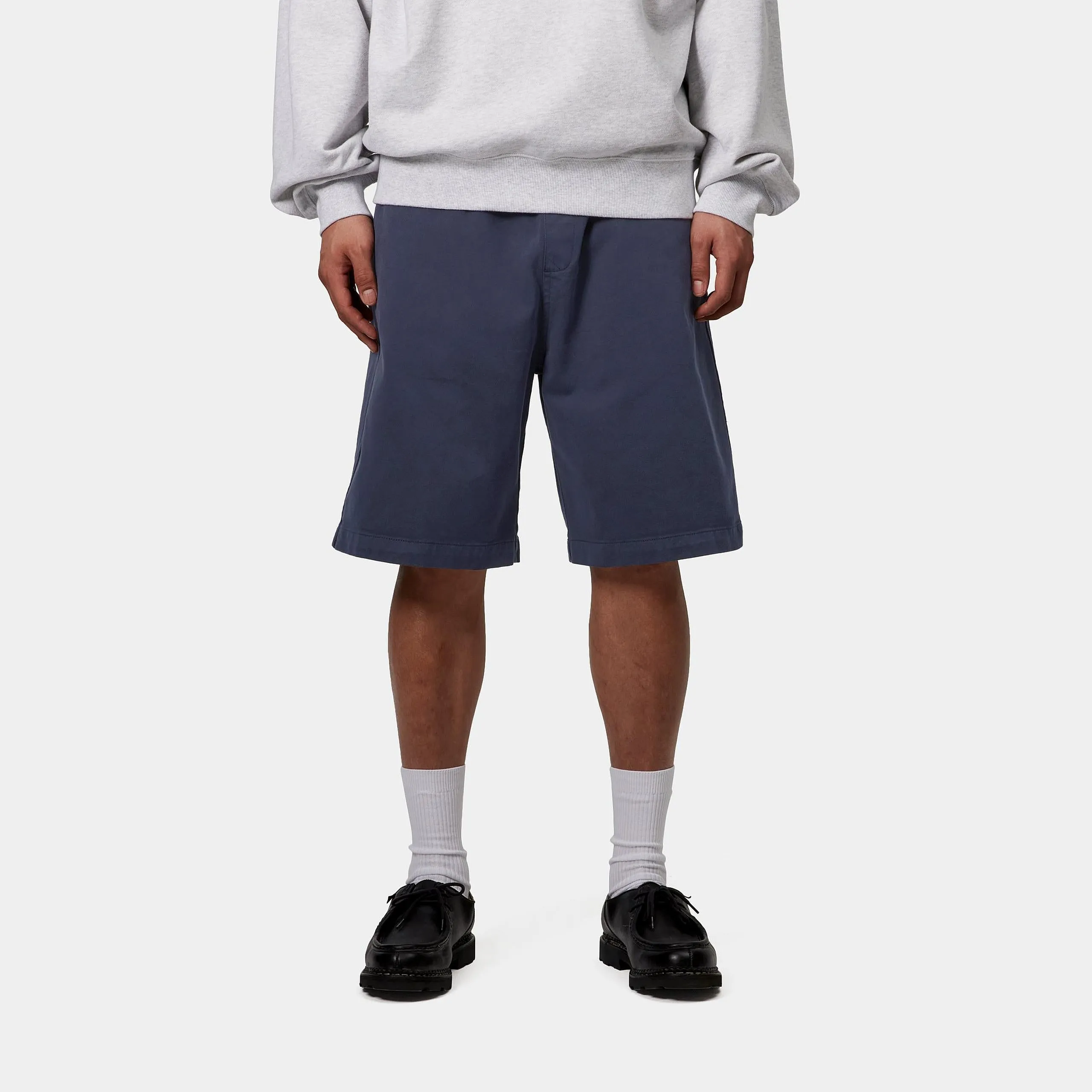 Carhartt WIP Mens Floyde Dewey Stretch Twill Short | Blue Garment Dyed sold by The Foot Factory product image thumbnail 3