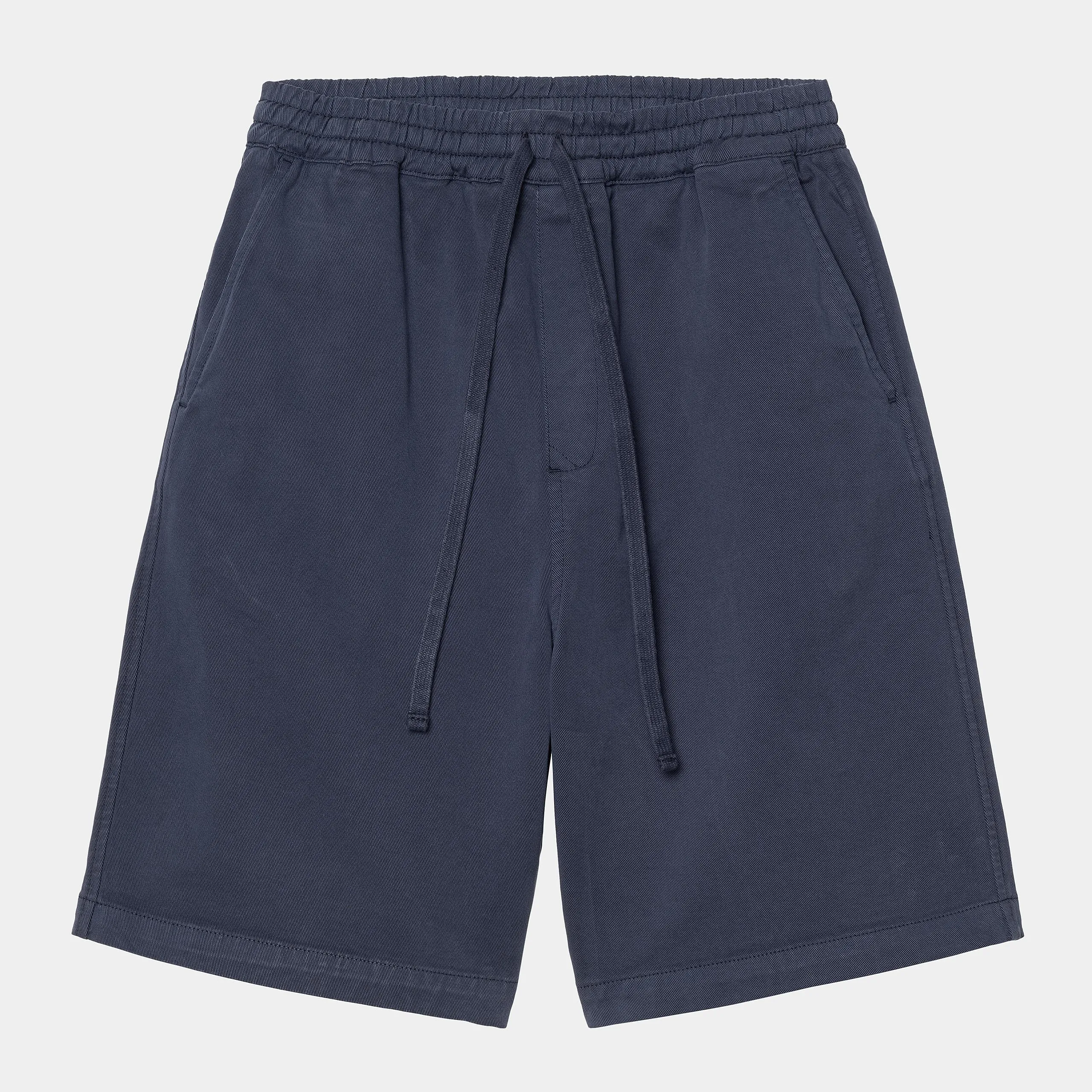 Carhartt WIP Mens Floyde Dewey Stretch Twill Short | Blue Garment Dyed sold by The Foot Factory product image thumbnail 2