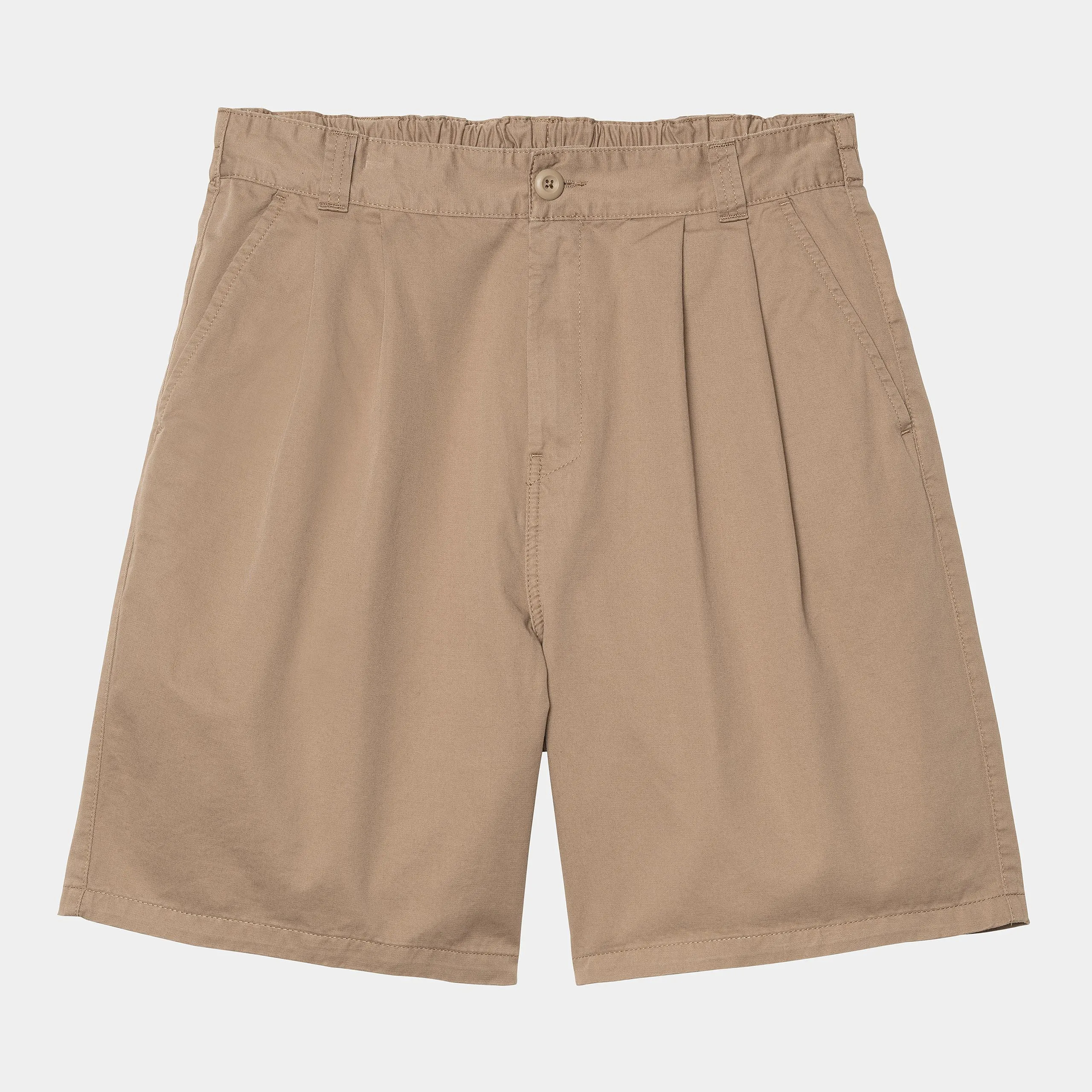 Carhartt WIP Mens Marv Lenexa Twill Short | Leather Stone Washed sold by The Foot Factory product image thumbnail 2