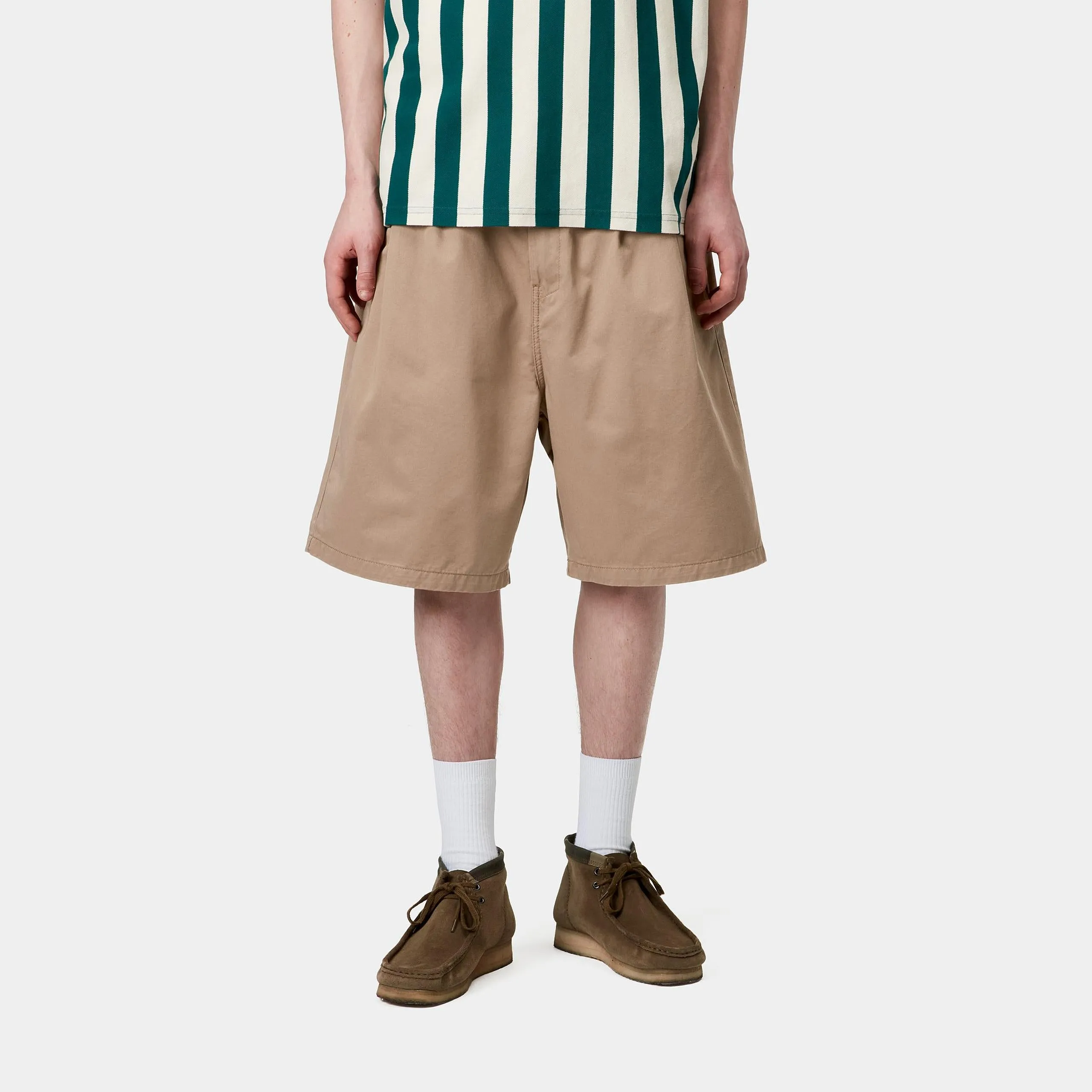 Carhartt WIP Mens Marv Lenexa Twill Short | Leather Stone Washed sold by The Foot Factory product image thumbnail 3
