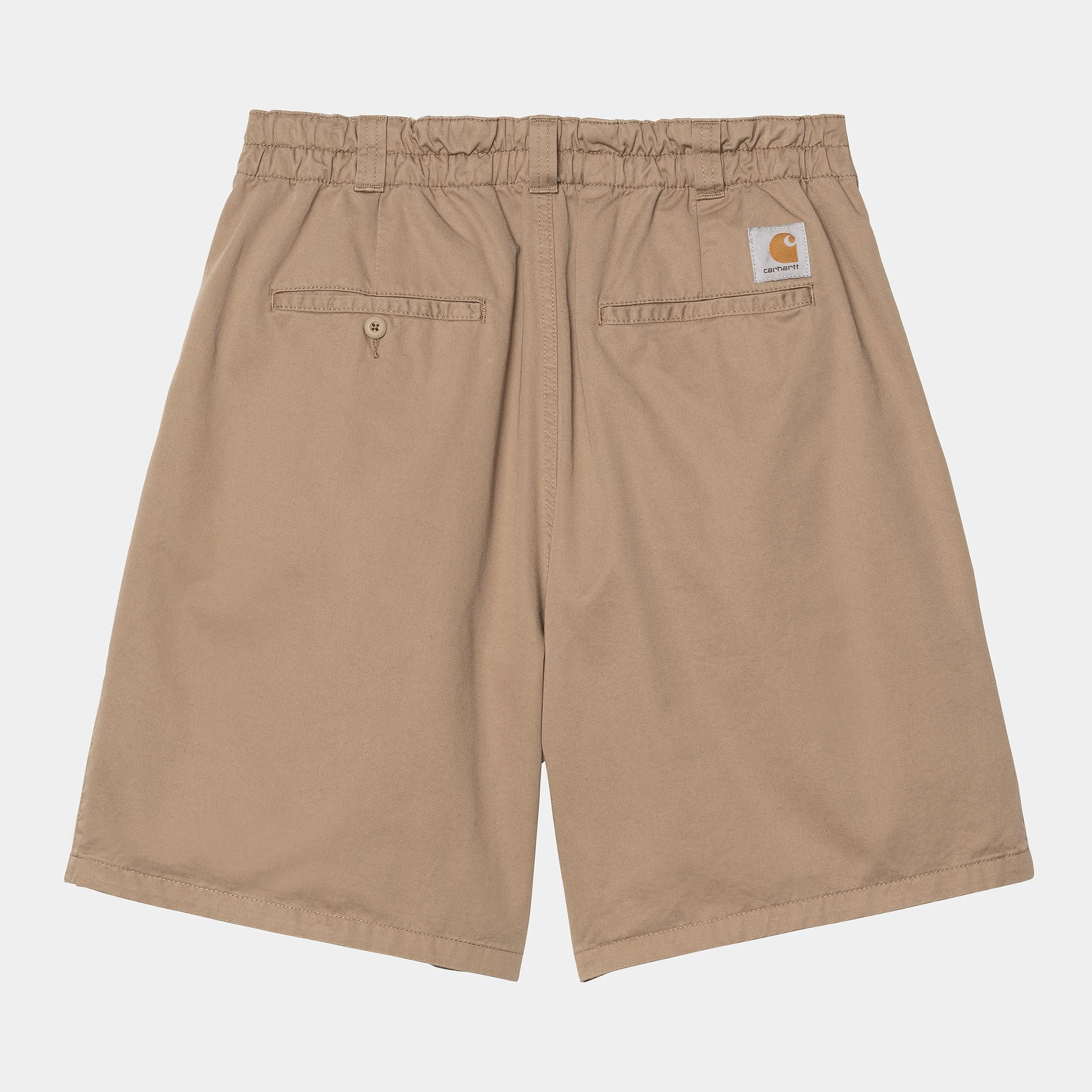 Carhartt WIP Mens Marv Lenexa Twill Short | Leather Stone Washed sold by The Foot Factory