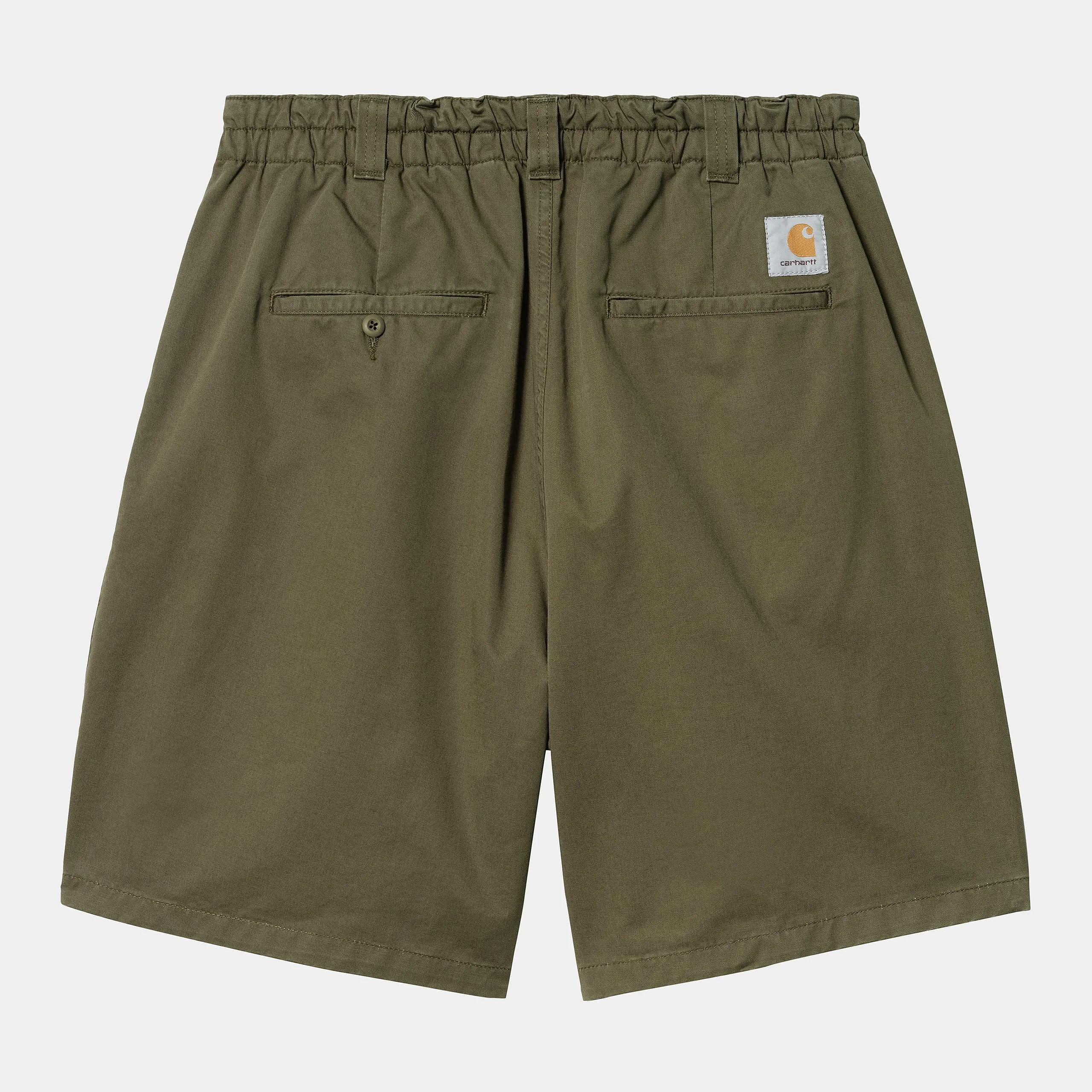 Carhartt WIP Mens Marv Lenexa Twill Short | Turtle Stone Washed sold by The Foot Factory