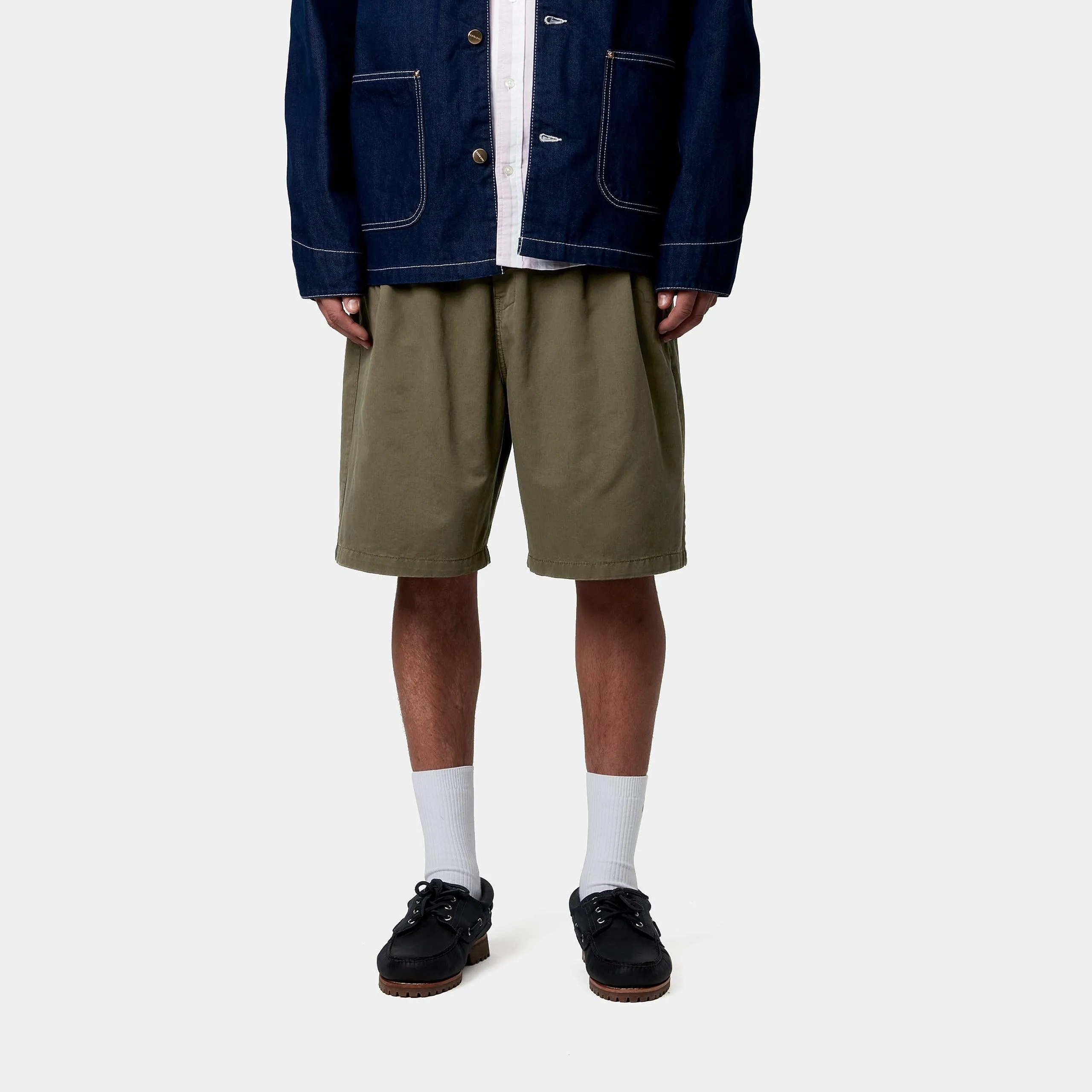 Carhartt WIP Mens Marv Lenexa Twill Short | Turtle Stone Washed sold by The Foot Factory product image thumbnail 3