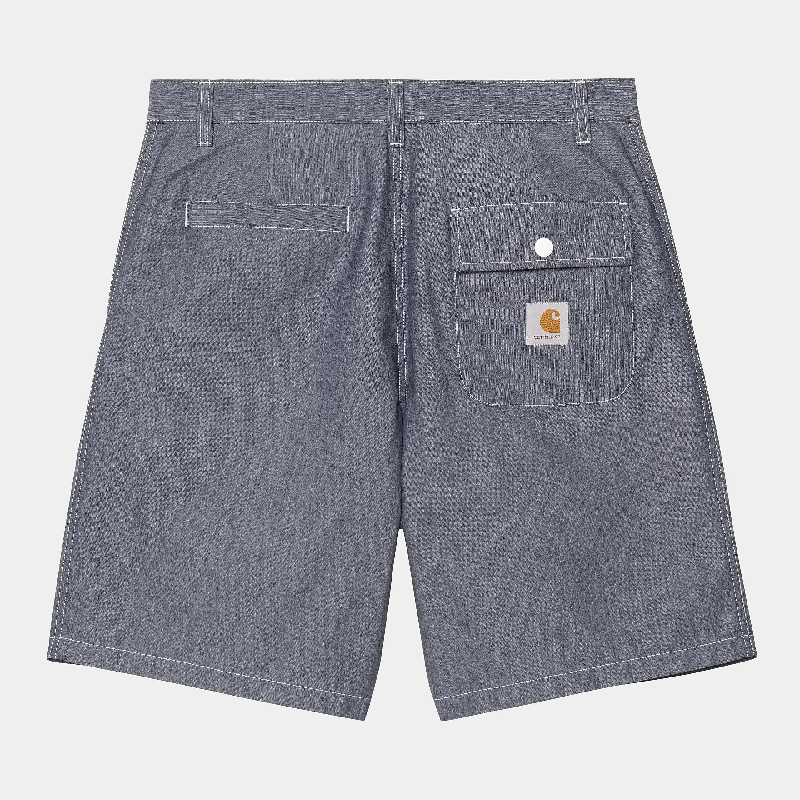 Carhartt WIP Mens Blake Short | Blue Rinsed sold by The Foot Factory