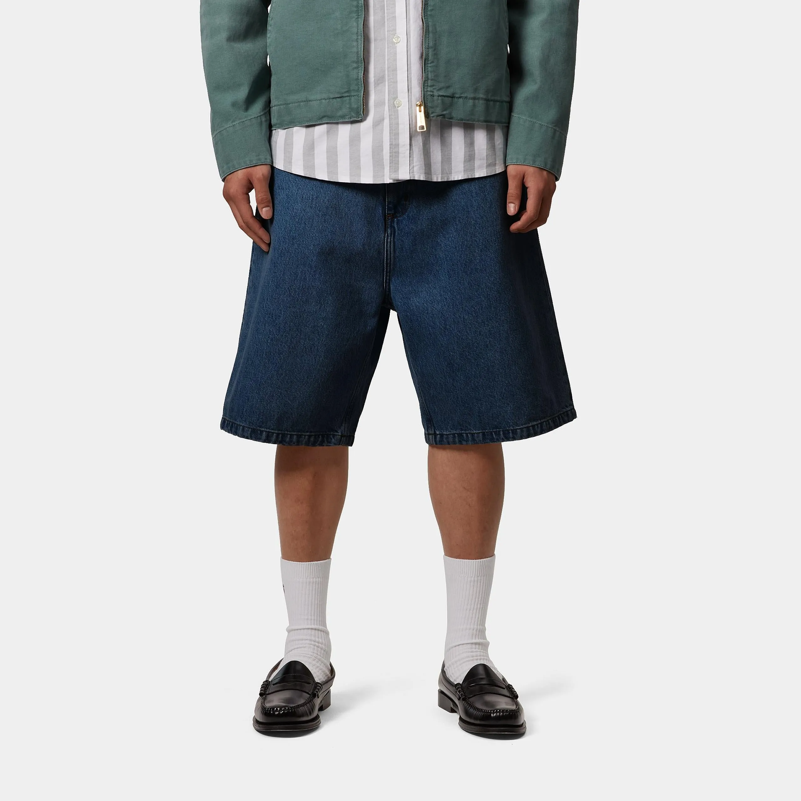 Carhartt WIP Mens Brandon Smith Denim Short | Blue Stone Washed sold by The Foot Factory product image thumbnail 3