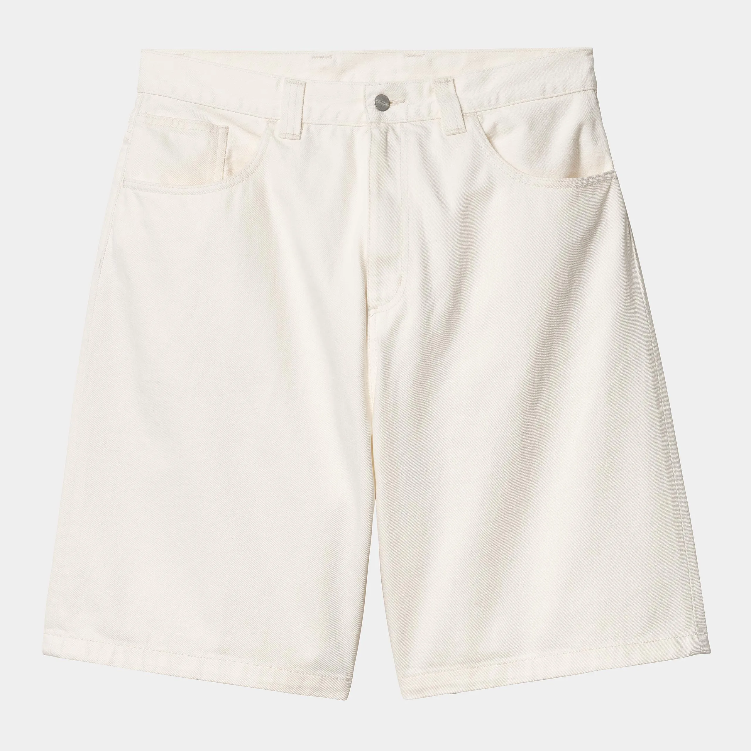 Carhartt WIP Mens Brandon Smith Denim Short | White sold by The Foot Factory product image thumbnail 2