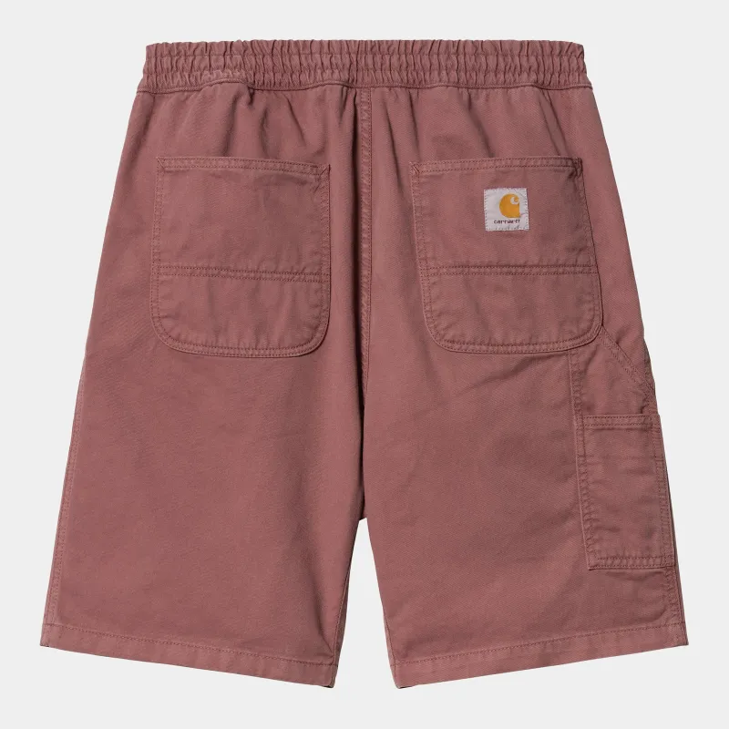 Carhartt WIP Mens Flint Moraga Twill Short | Dusky Pink made by Carhartt WIP