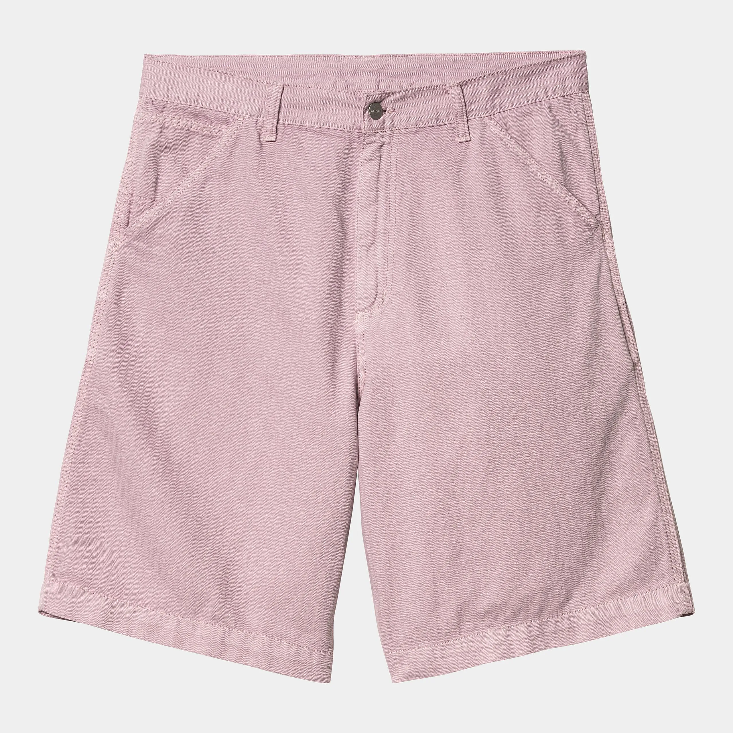 Carhartt WIP Mens Cooper Shawnee Herringbone Short | Hortensia Garment Dyed sold by The Foot Factory product image thumbnail 2