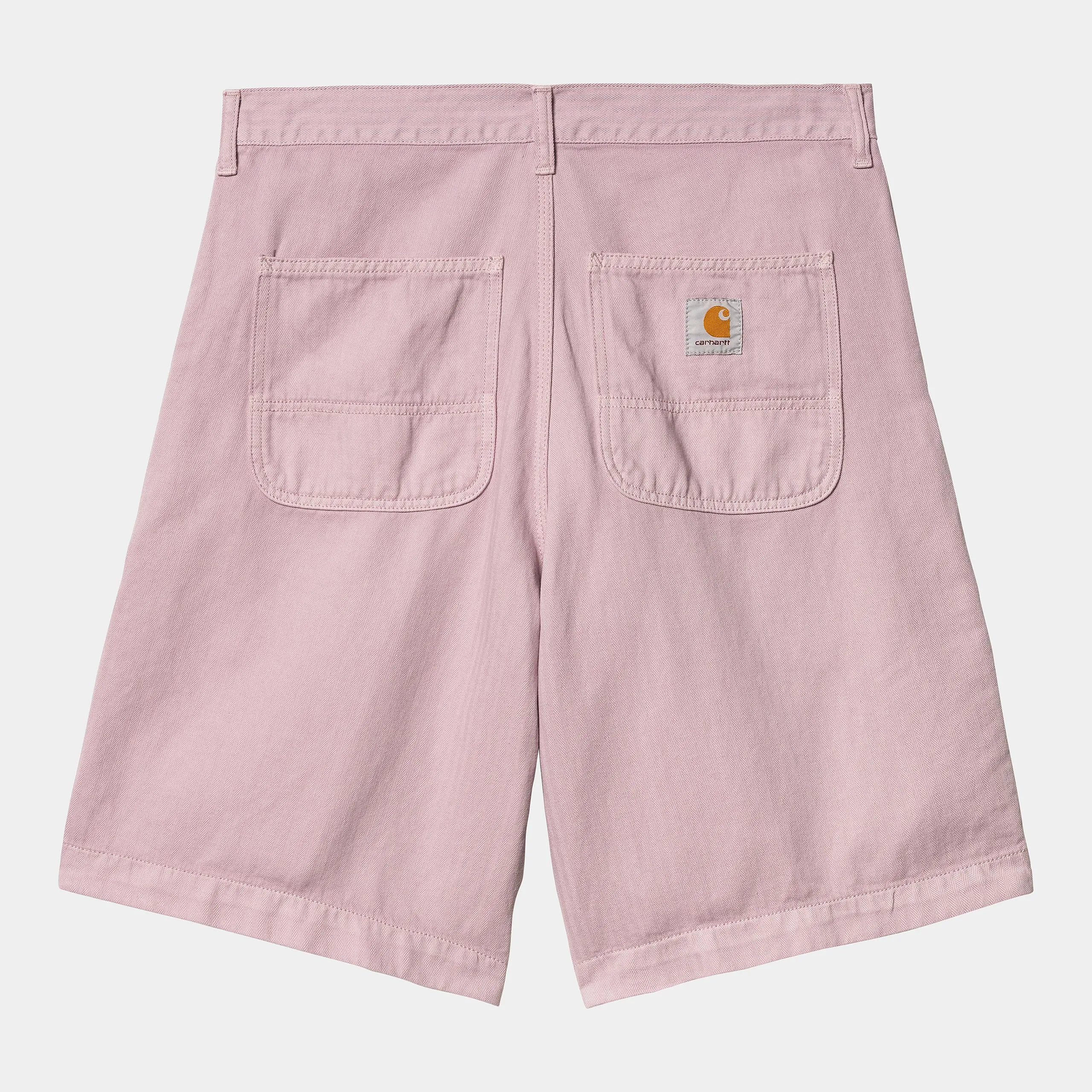 Carhartt WIP Mens Cooper Shawnee Herringbone Short | Hortensia Garment Dyed sold by The Foot Factory
