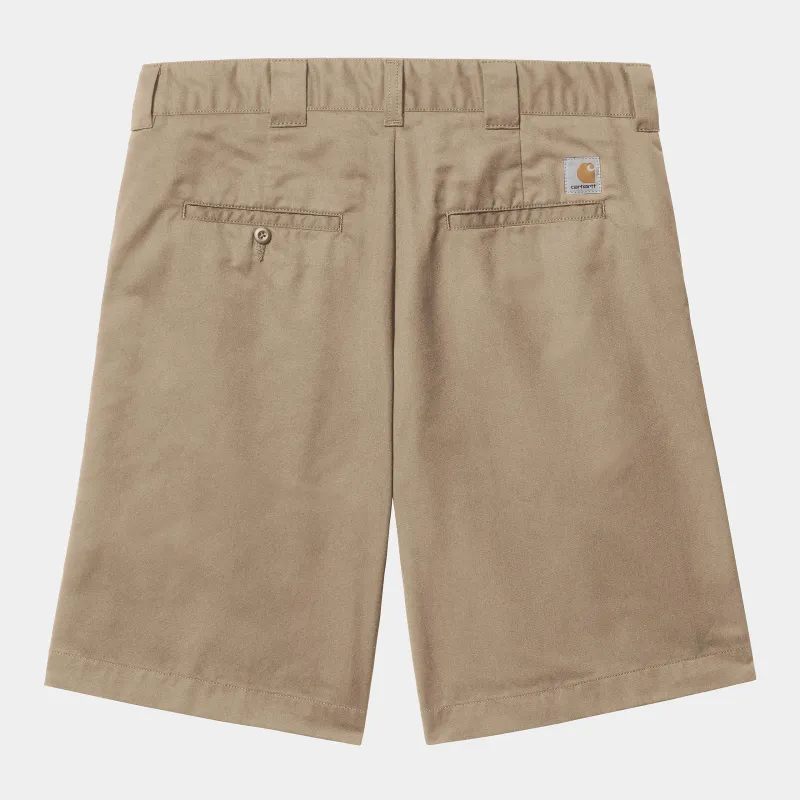 Carhartt WIP Mens Craft Dunmore Twill Short | Wall Rinsed sold by The Foot Factory