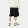 Carhartt WIP Mens Craft Dunmore Twill Short | Black Rinsed sold by The Foot Factory