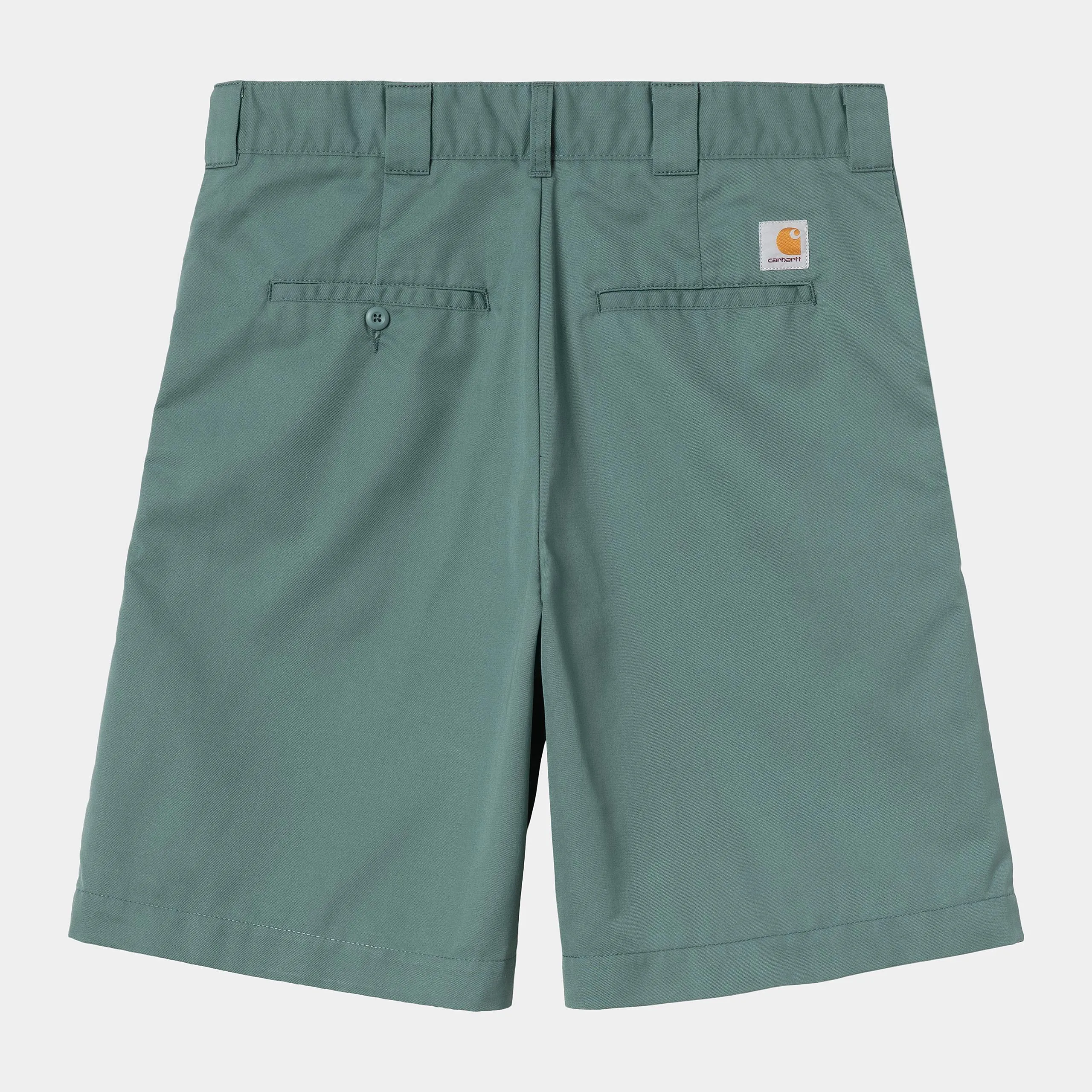 Carhartt WIP Mens Craft Dunmore Twill Short | Silver Pine sold by The Foot Factory