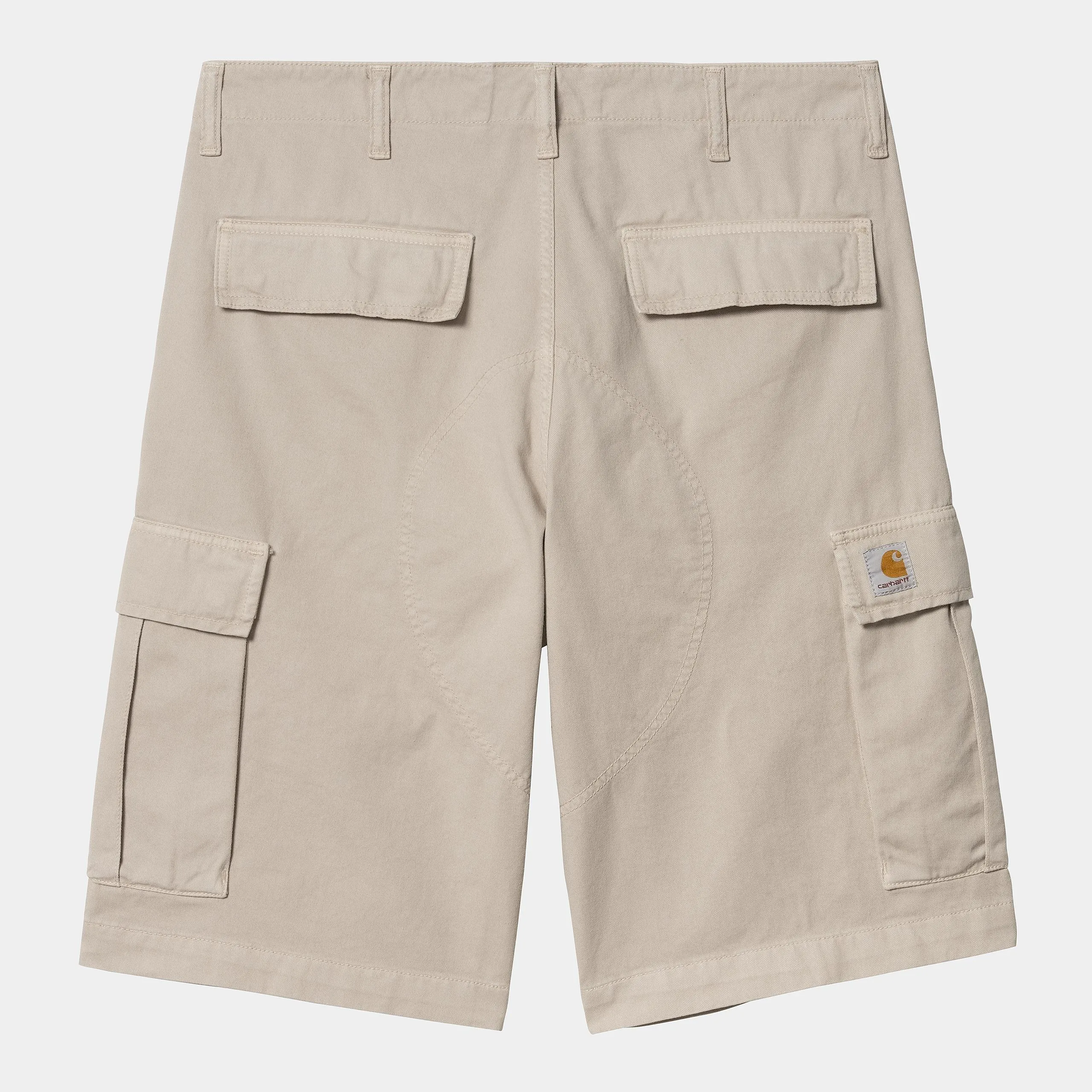 Carhartt WIP Mens Regular Moraga Twill Cargo Short | Fleur De Sel sold by The Foot Factory