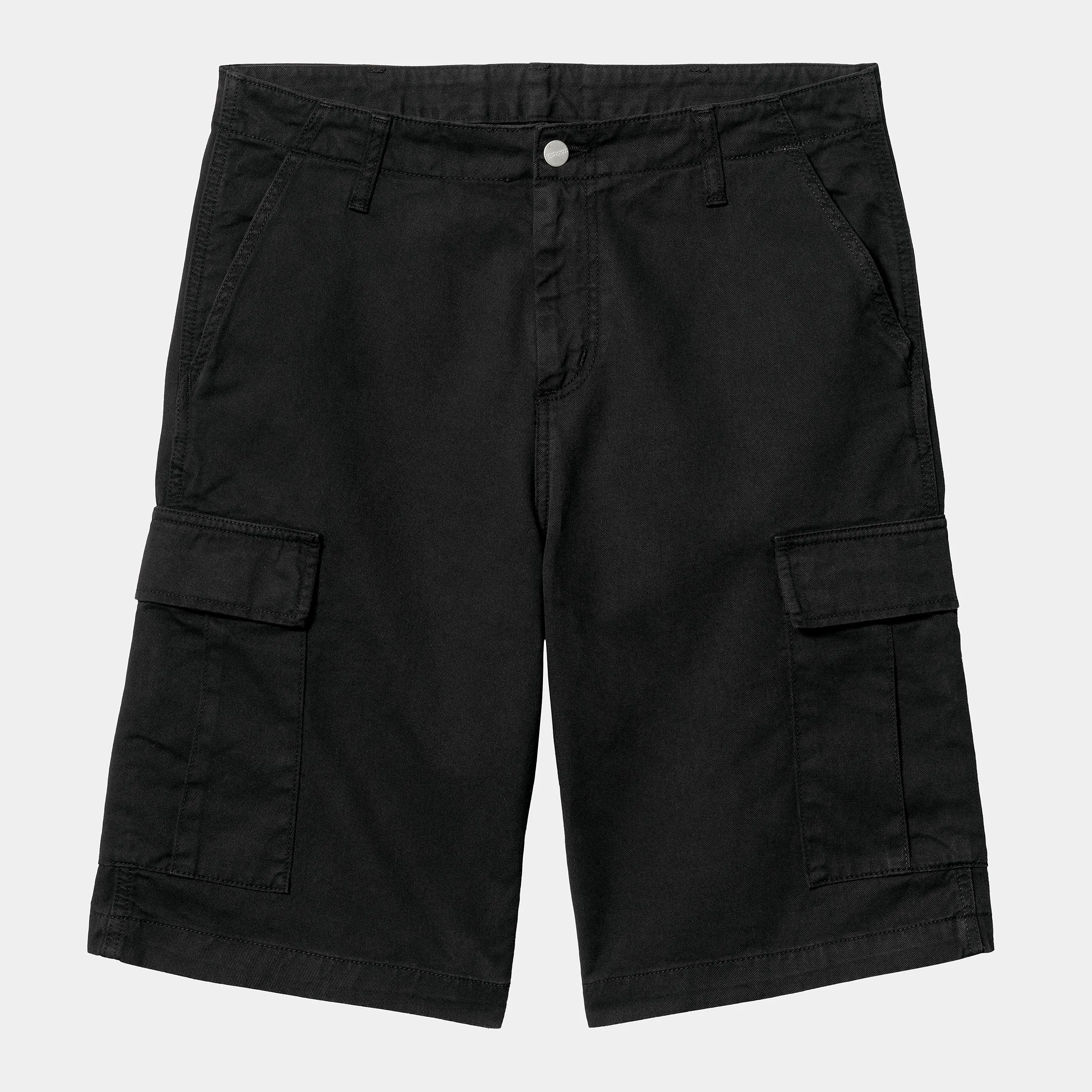 Carhartt WIP Mens Regular Moraga Twill Cargo Short | Black sold by The Foot Factory product image thumbnail 2