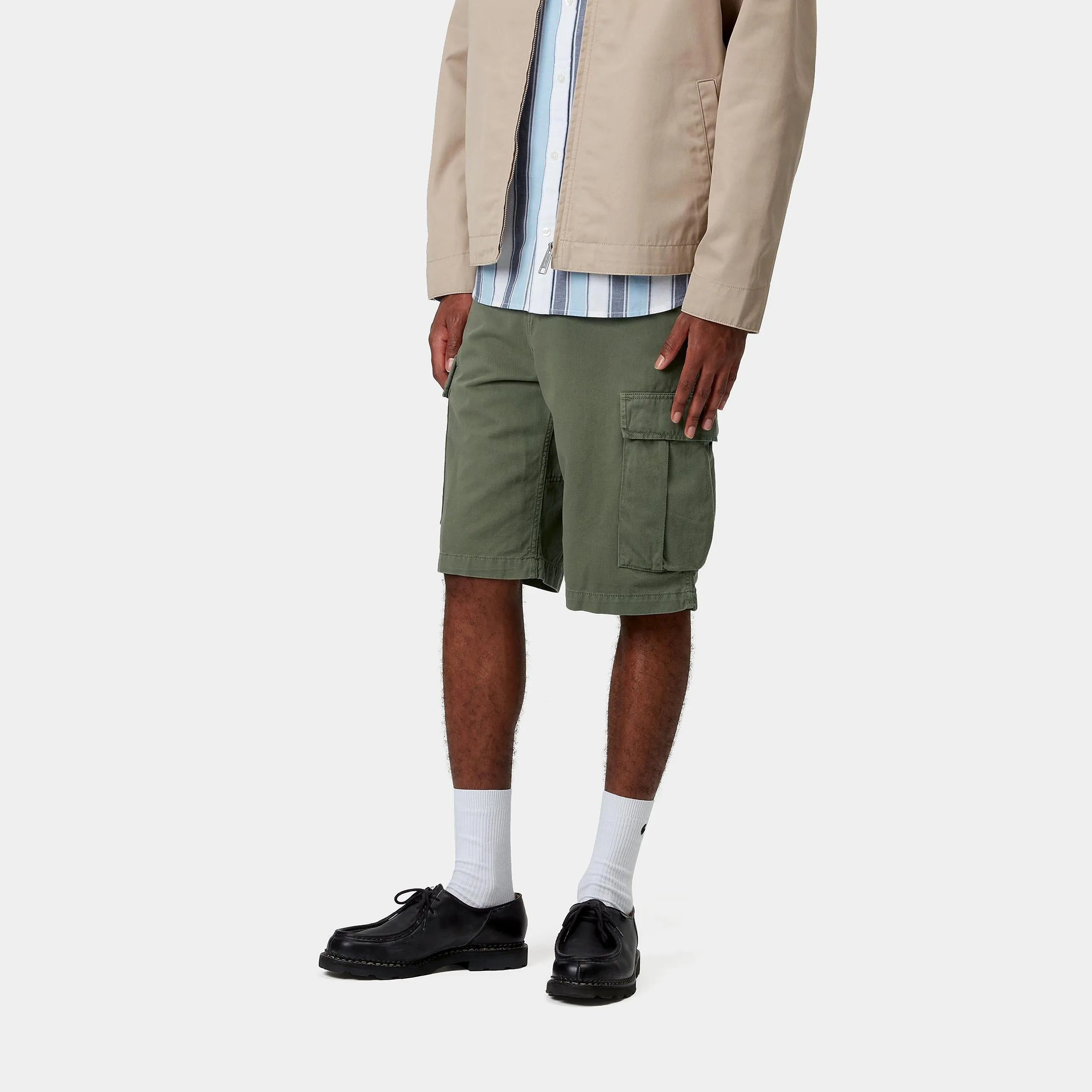 Carhartt WIP Mens Regular Moraga Twill Cargo Short | Dollar Green sold by The Foot Factory product image thumbnail 5