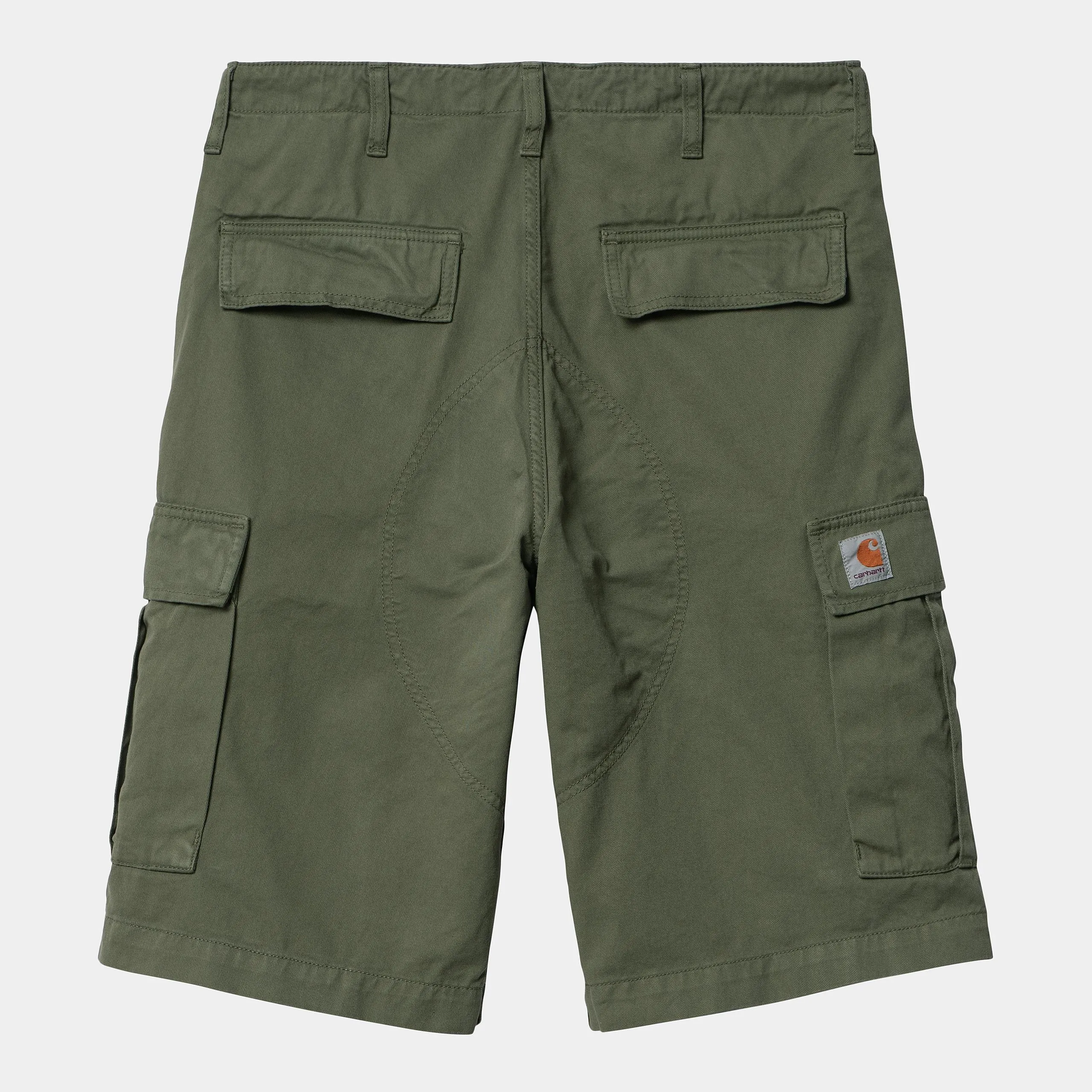 Carhartt WIP Mens Regular Moraga Twill Cargo Short | Dollar Green sold by The Foot Factory