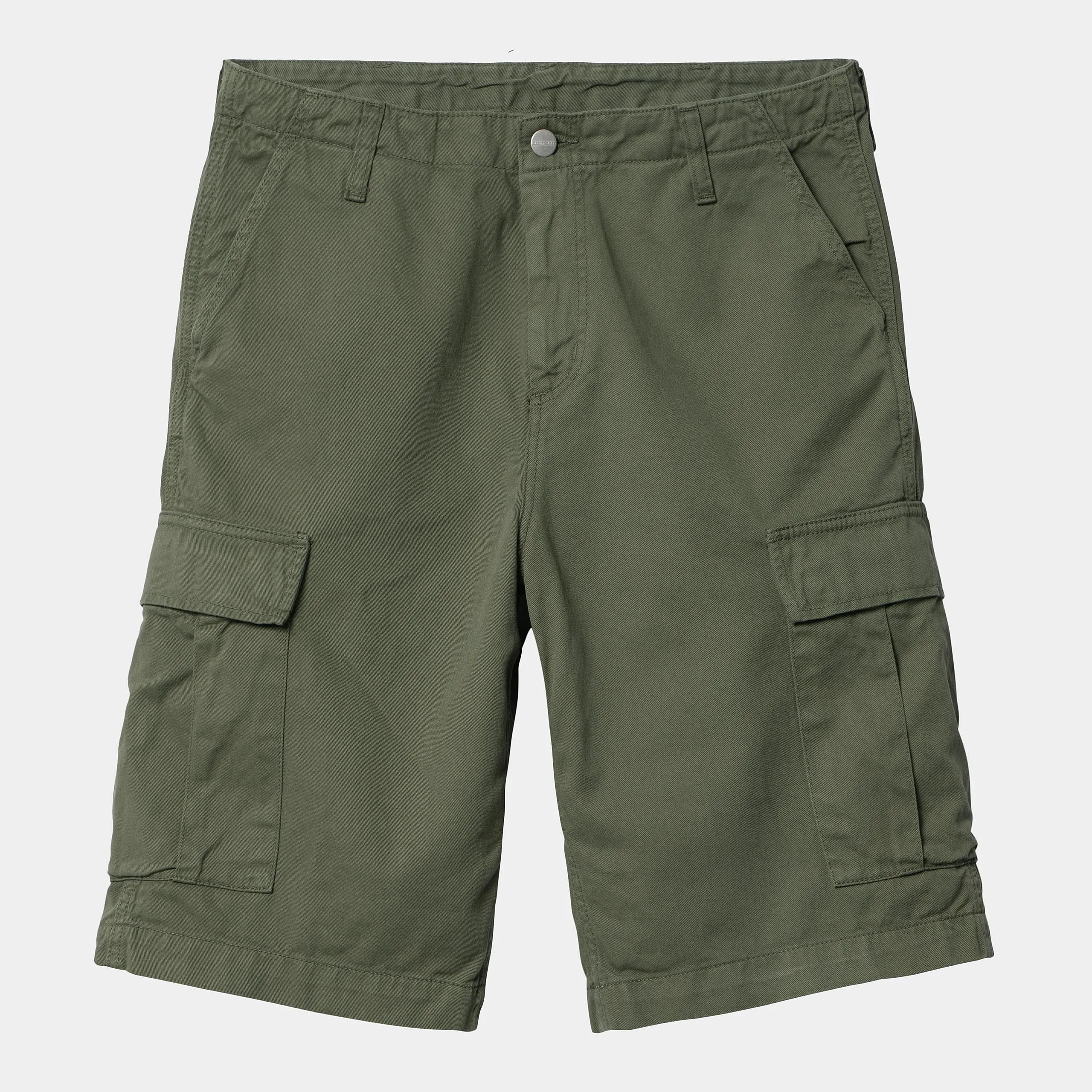 Carhartt WIP Mens Regular Moraga Twill Cargo Short | Dollar Green sold by The Foot Factory product image thumbnail 2
