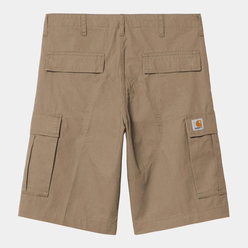 Carhartt WIP Mens Regular Cargo Short | Leather Rinsed sold by The Foot Factory