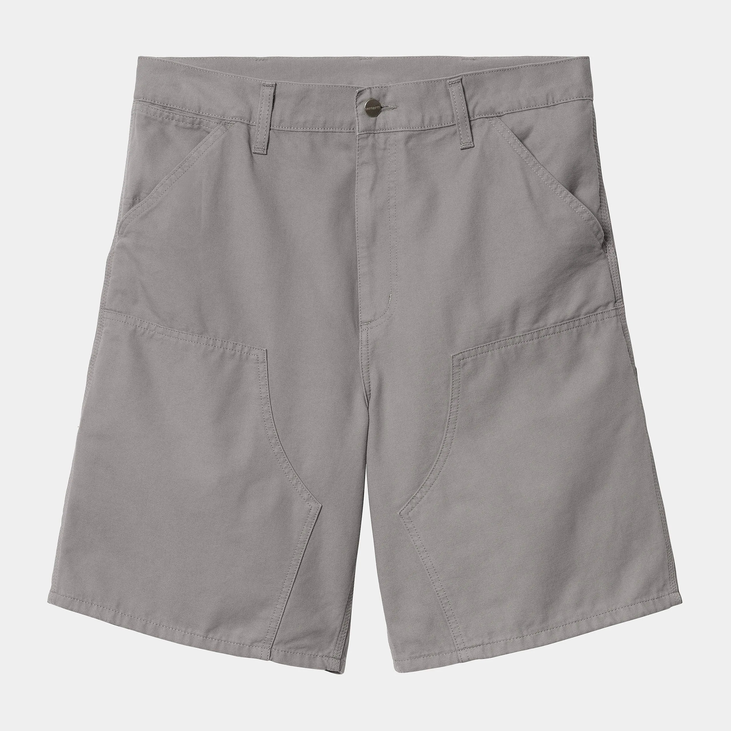 Carhartt WIP Mens Double Knee Hubbard Canvas Short | Yosemite Stone Washed sold by The Foot Factory product image thumbnail 2