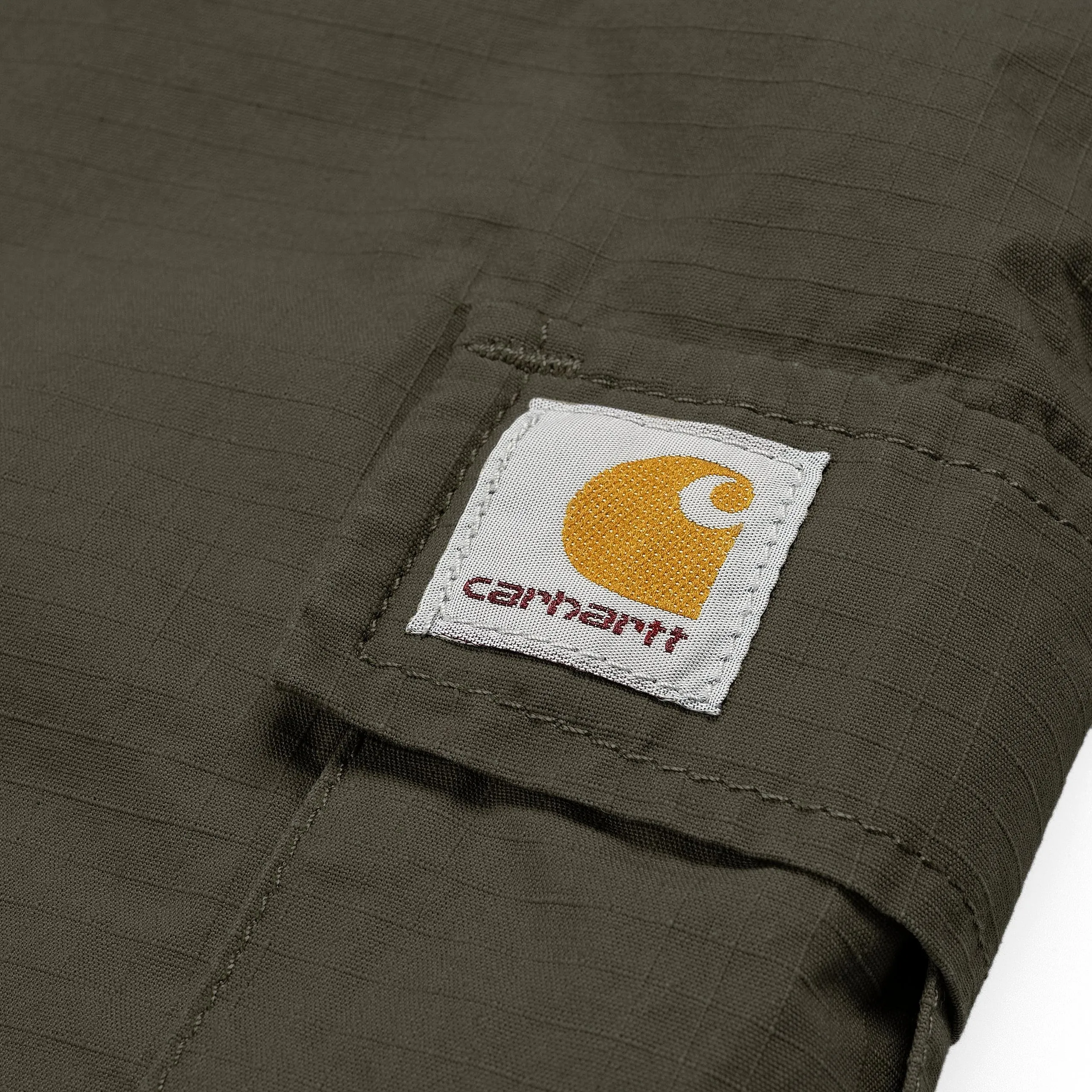 Carhartt WIP Mens Aviation Short | Cyprus Rinsed sold by The Foot Factory product image thumbnail 5