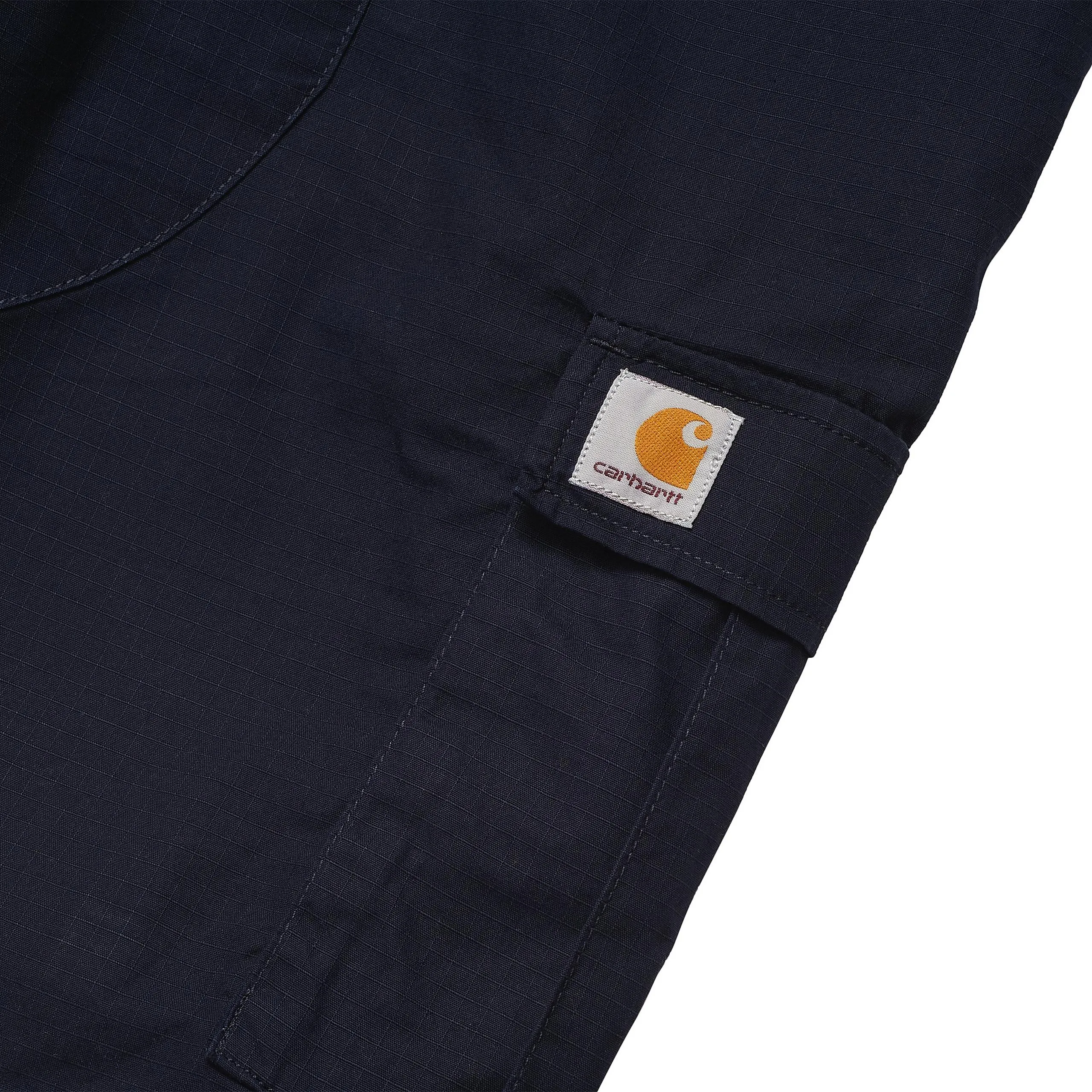 Carhartt WIP Mens Aviation Short | Dark Navy Rinsed sold by The Foot Factory product image thumbnail 3