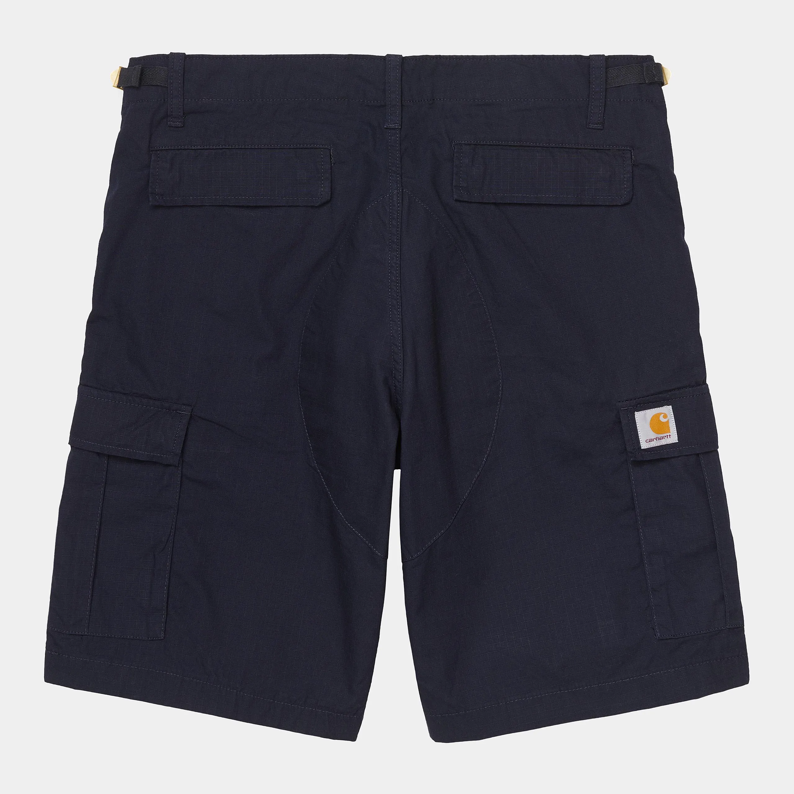 Carhartt WIP Mens Aviation Short | Dark Navy Rinsed sold by The Foot Factory