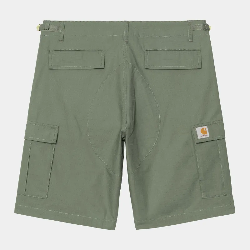 Carhartt WIP Mens Aviation Short | Park Rinsed sold by The Foot Factory