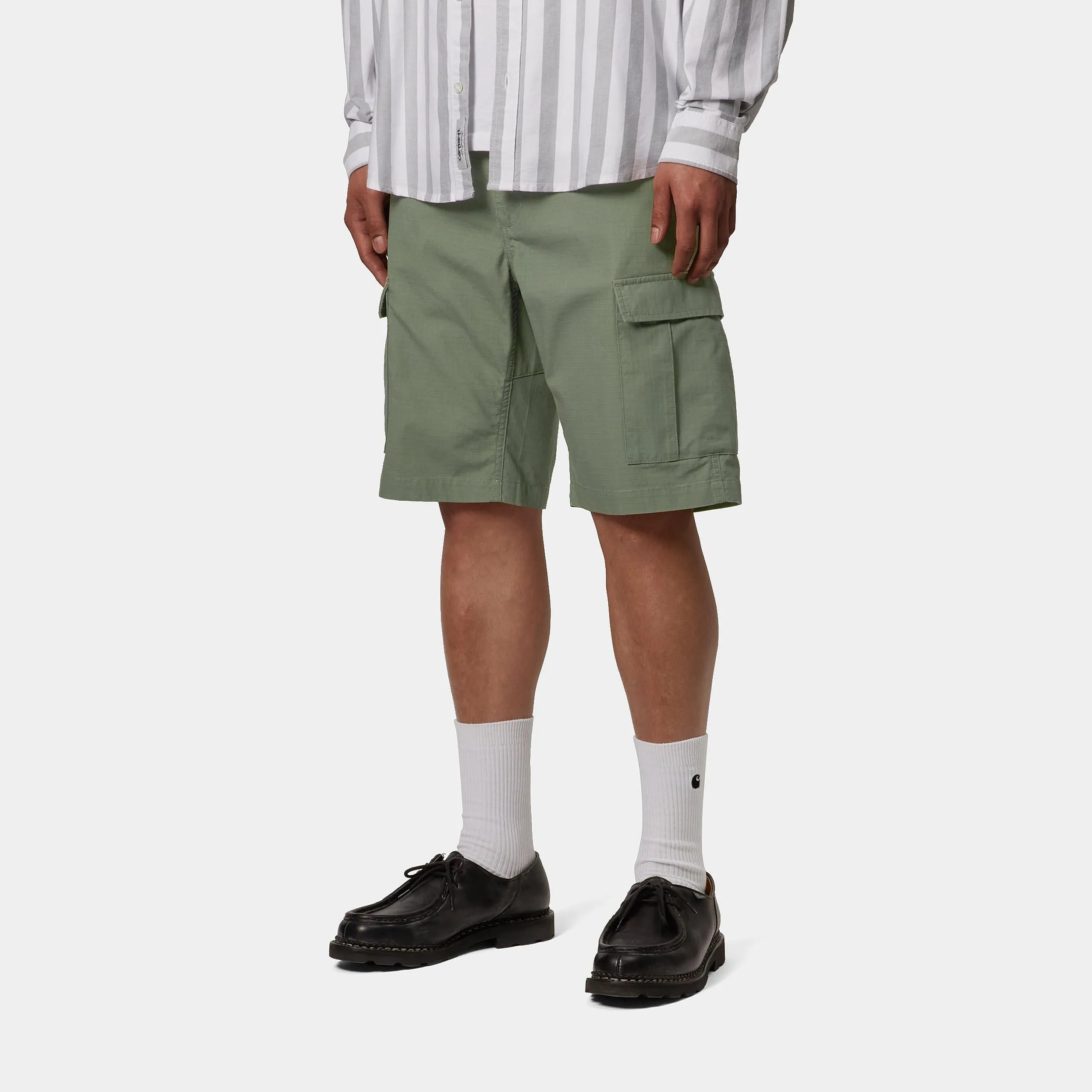 Carhartt WIP Mens Aviation Short | Park Rinsed sold by The Foot Factory product image thumbnail 5