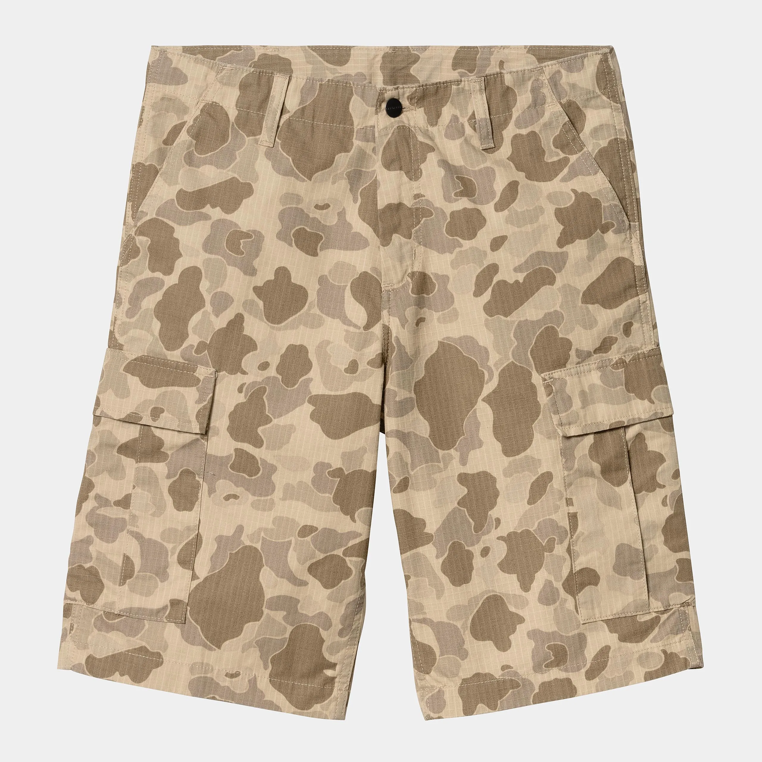 Carhartt WIP Mens Regular Cargo Short | Columbia Ripstop Camo Duck Desert sold by The Foot Factory product image thumbnail 2