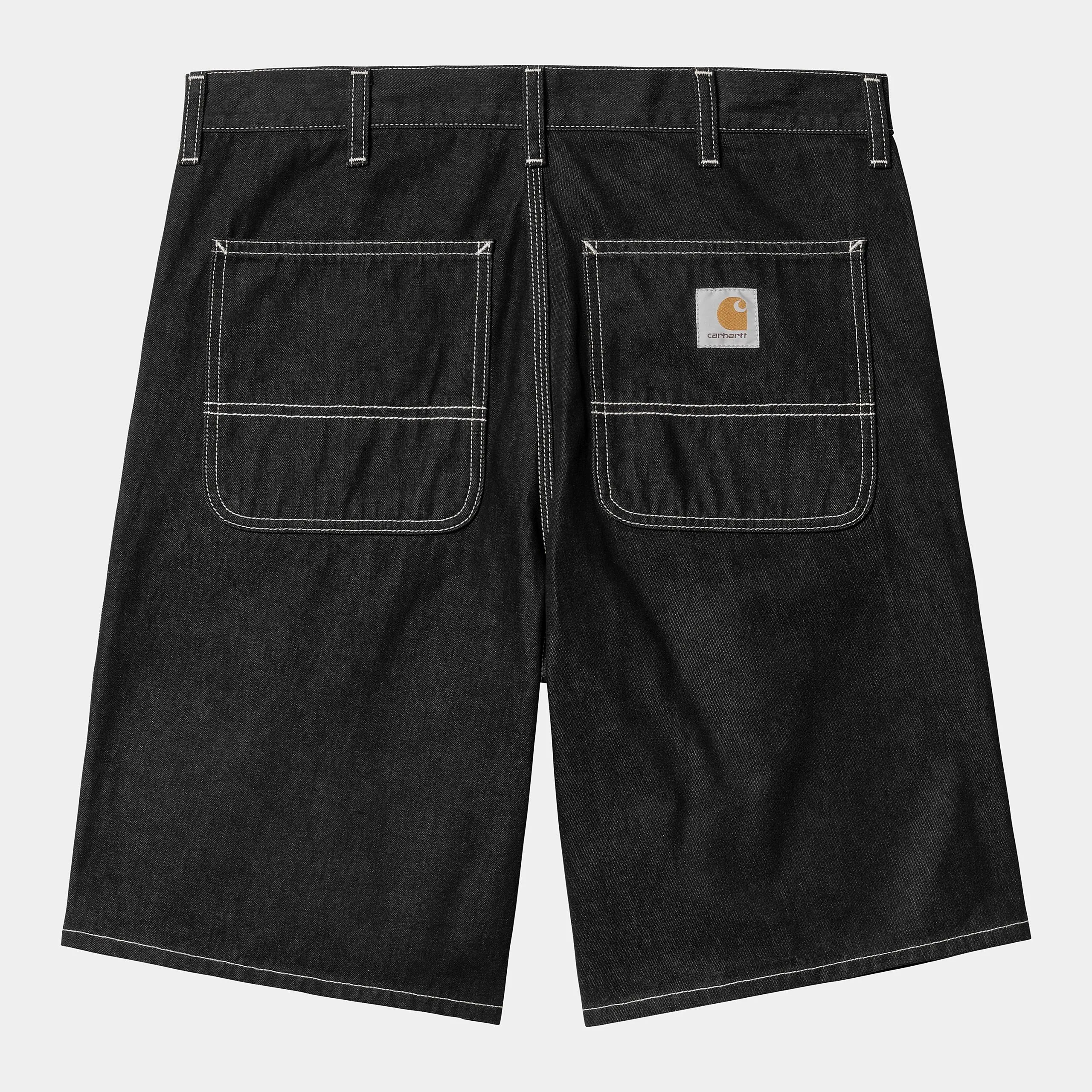 Carhartt WIP Mens Simple Norco Denim Short | Black One Washed sold by The Foot Factory