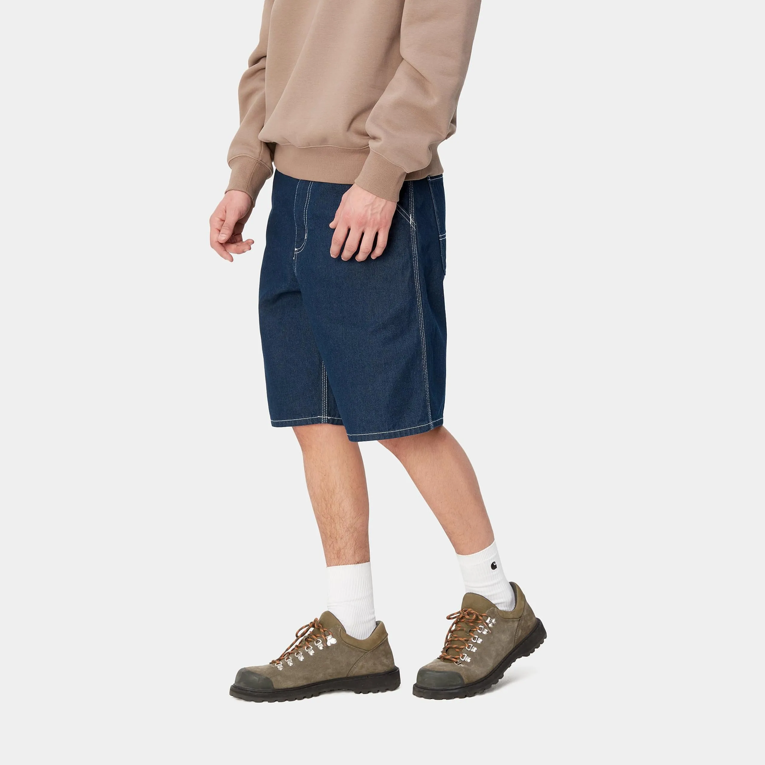 Carhartt WIP Mens Simple Norco Denim Short | Blue One Washed sold by The Foot Factory product image thumbnail 5