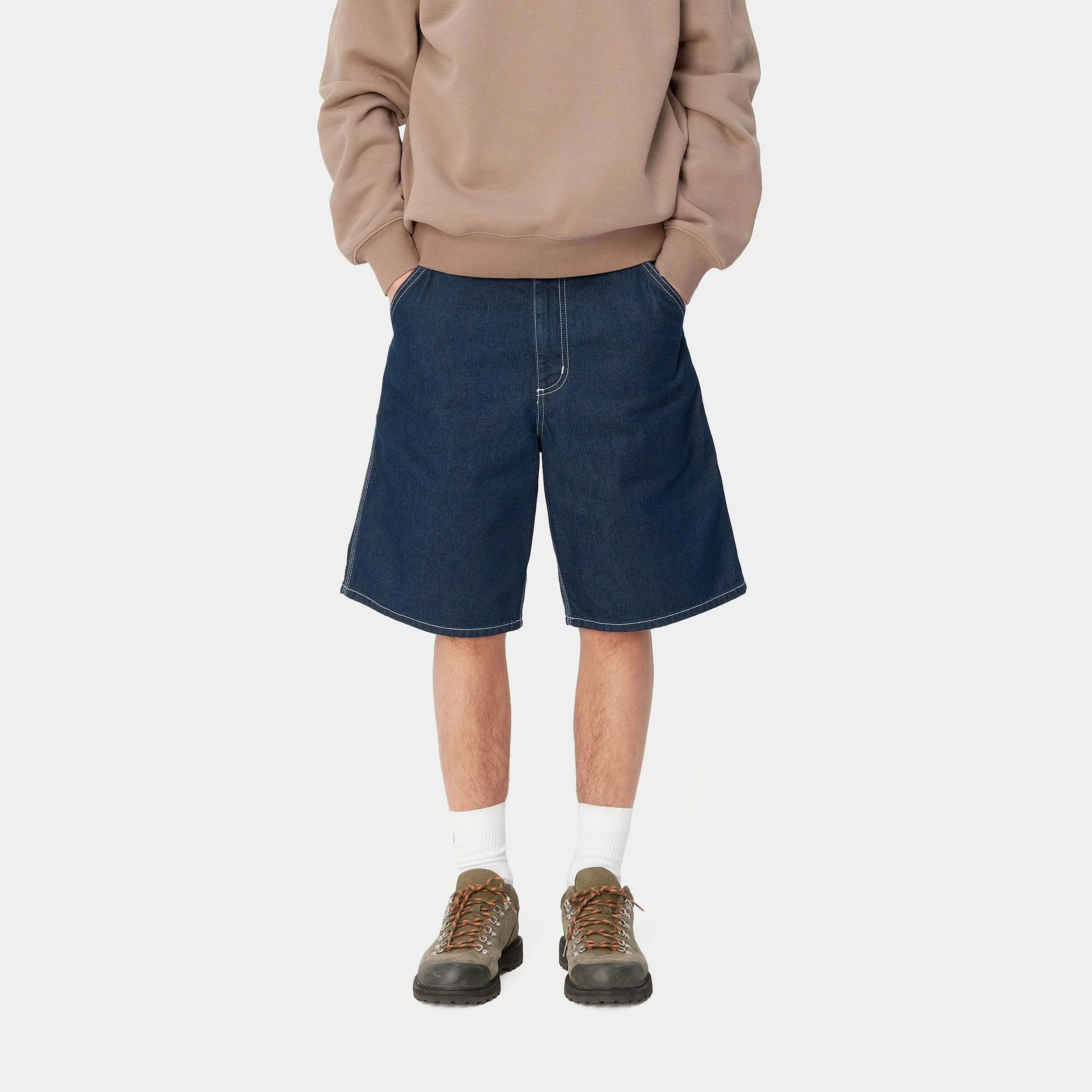 Carhartt WIP Mens Simple Norco Denim Short | Blue One Washed sold by The Foot Factory product image thumbnail 3