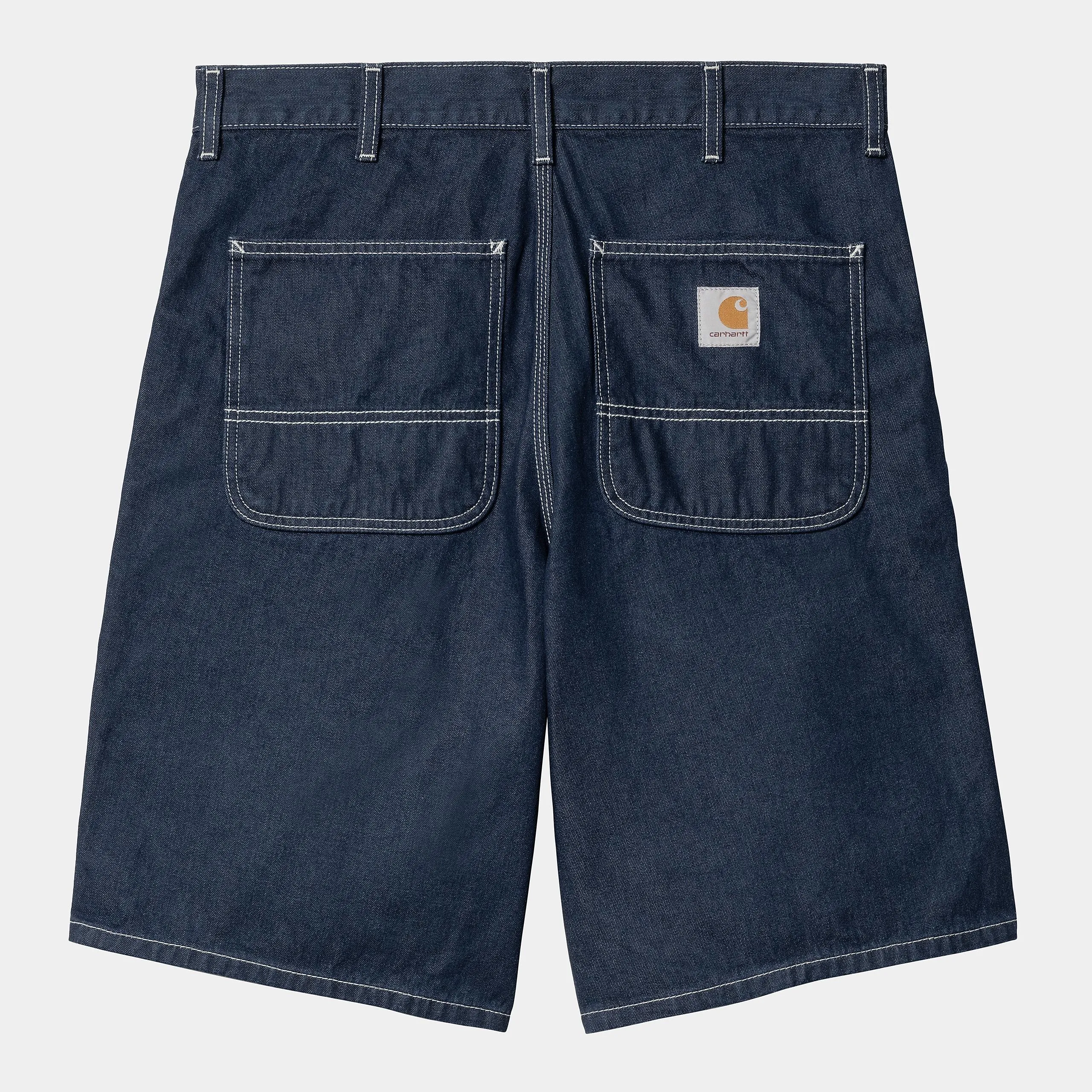 Carhartt WIP Mens Simple Norco Denim Short | Blue One Washed sold by The Foot Factory