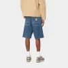 Carhartt WIP Mens Simple Norco Denim Short | Blue Stone Washed sold by The Foot Factory