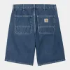 Carhartt WIP Mens Simple Norco Denim Short | Blue Stone Washed sold by The Foot Factory