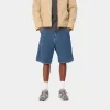 Carhartt WIP Mens Simple Norco Denim Short | Blue Stone Washed sold by The Foot Factory