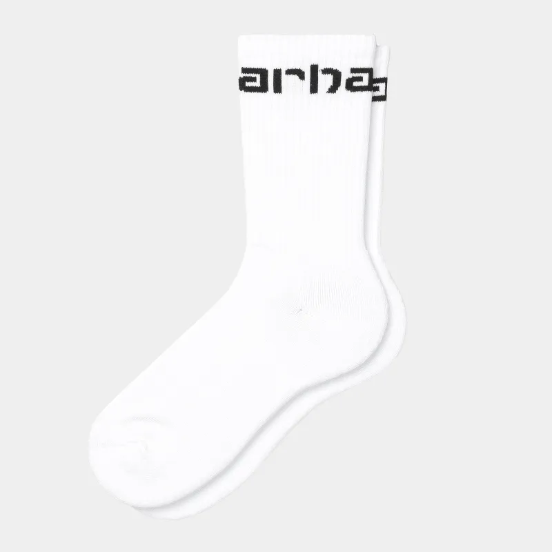 Carhartt WIP Mens Carhartt WIP Socks - White / Black sold by The Foot Factory