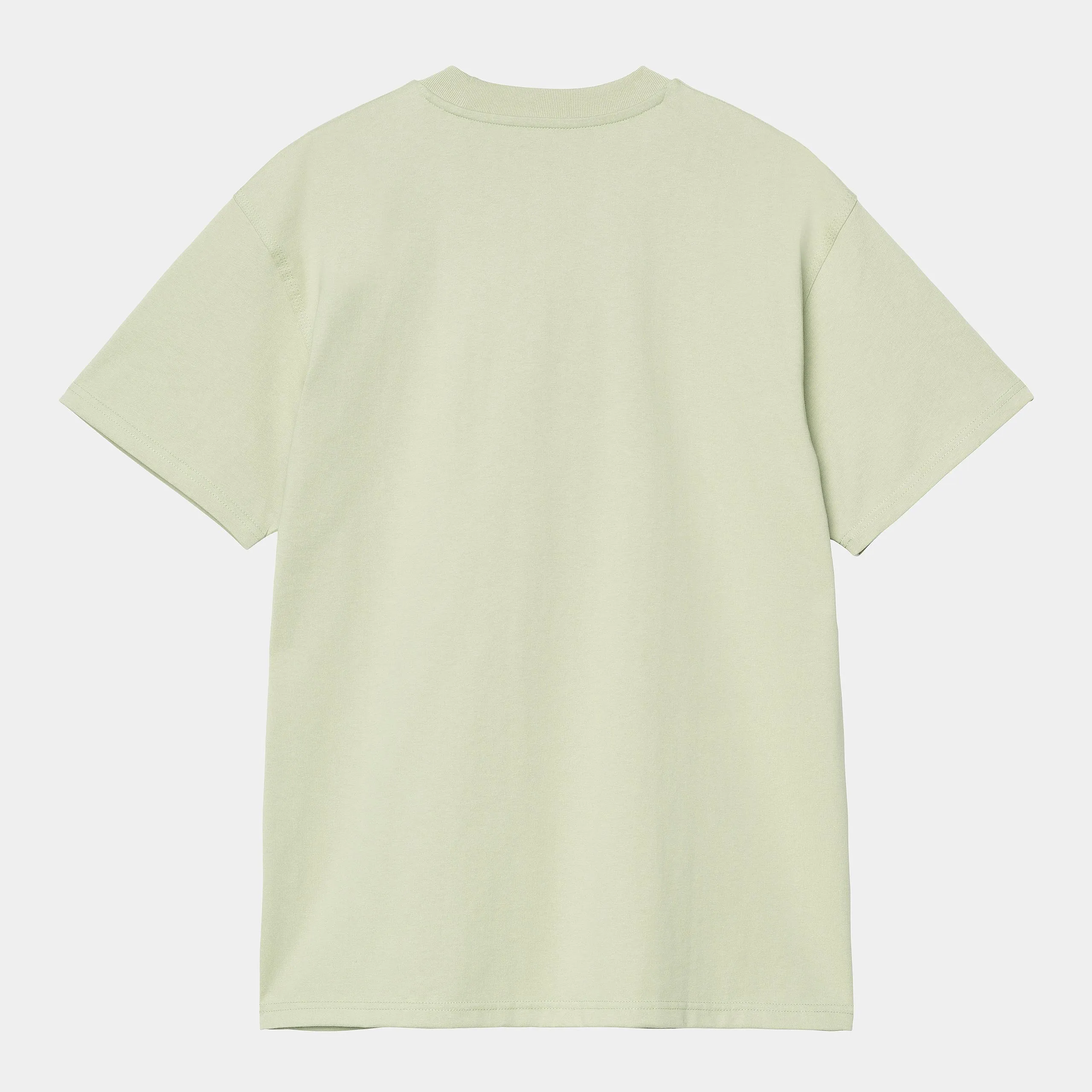 Carhartt WIP Mens Short Sleeved American Script T-Shirt | Pale Olive sold by The Foot Factory product image thumbnail 2