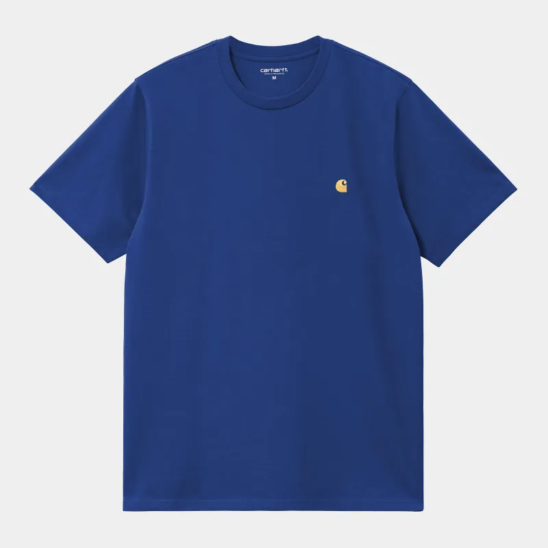 Carhartt WIP Mens Chase Short Sleeve T-Shirt | Wolfsbane sold by The Foot Factory