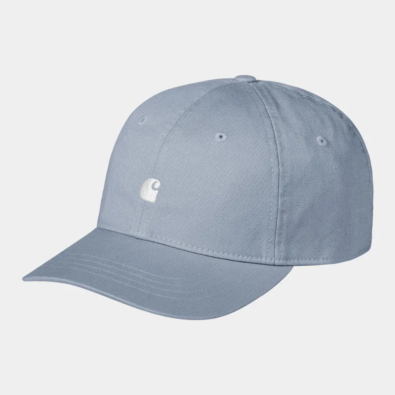 Carhartt WIP Unisex Madison Cap | Blue Fog / White sold by The Foot Factory