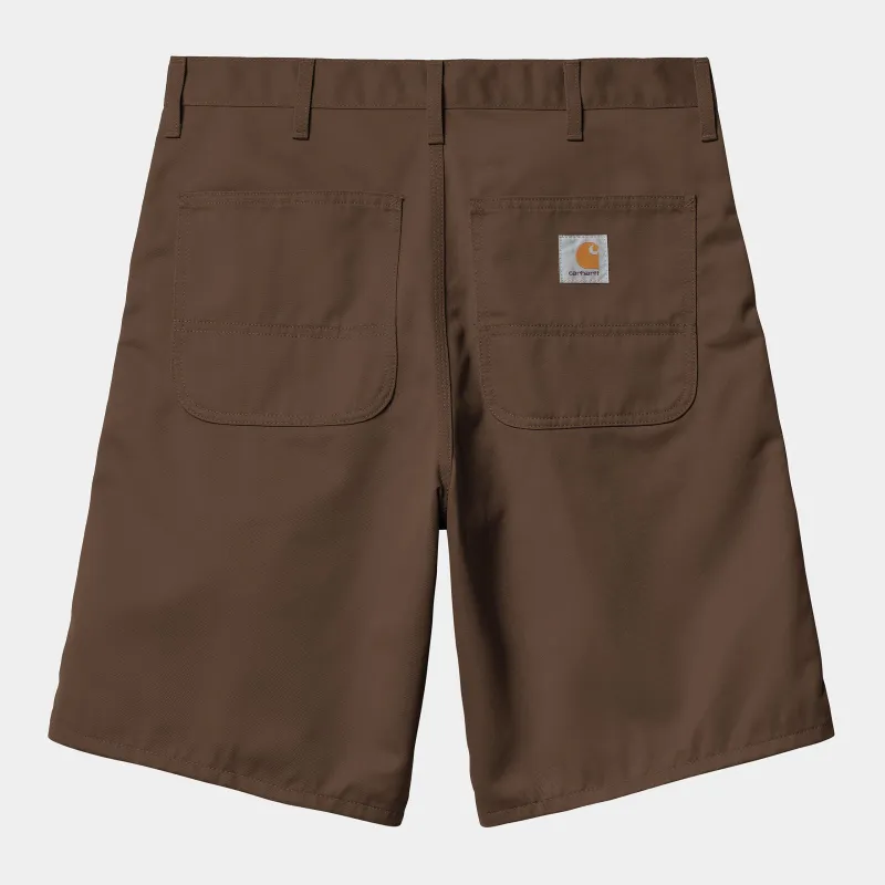 Carhartt WIP Mens Simple Denison Twill Short | Liberica Rinsed sold by The Foot Factory