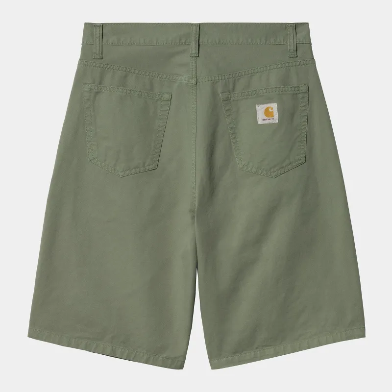 Carhartt WIP Mens Landon Newcomb Drill Short | Park Garment Dyed sold by The Foot Factory