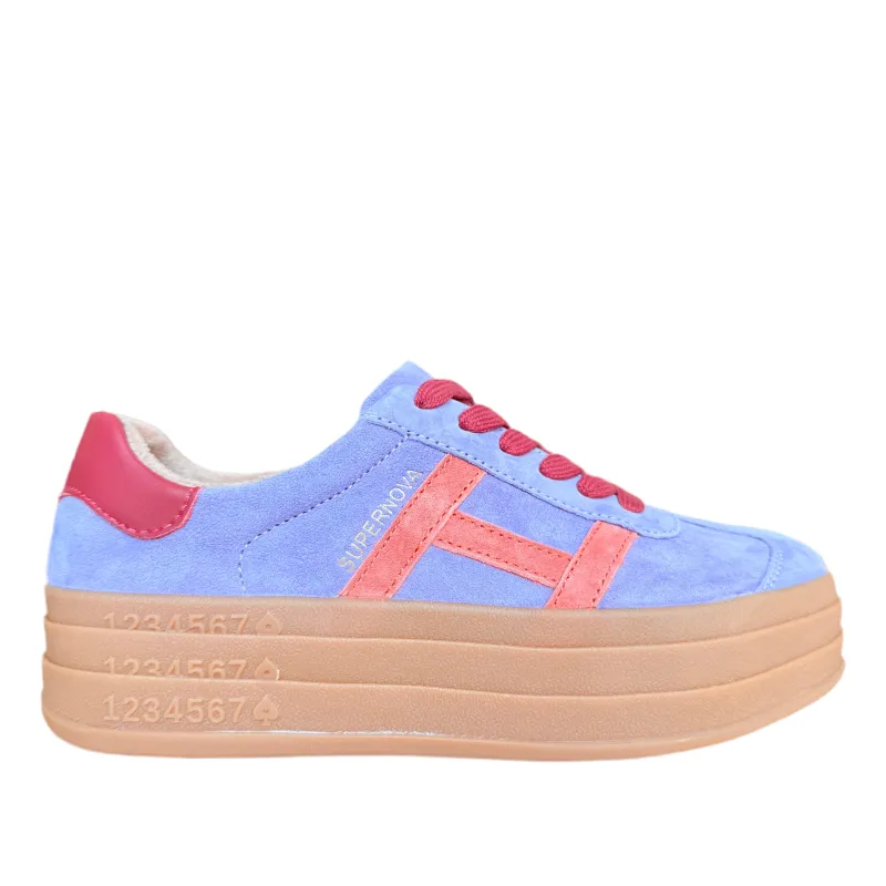 Drilleys Womens Sixty Eight Trainers | Wisteria sold by The Foot Factory