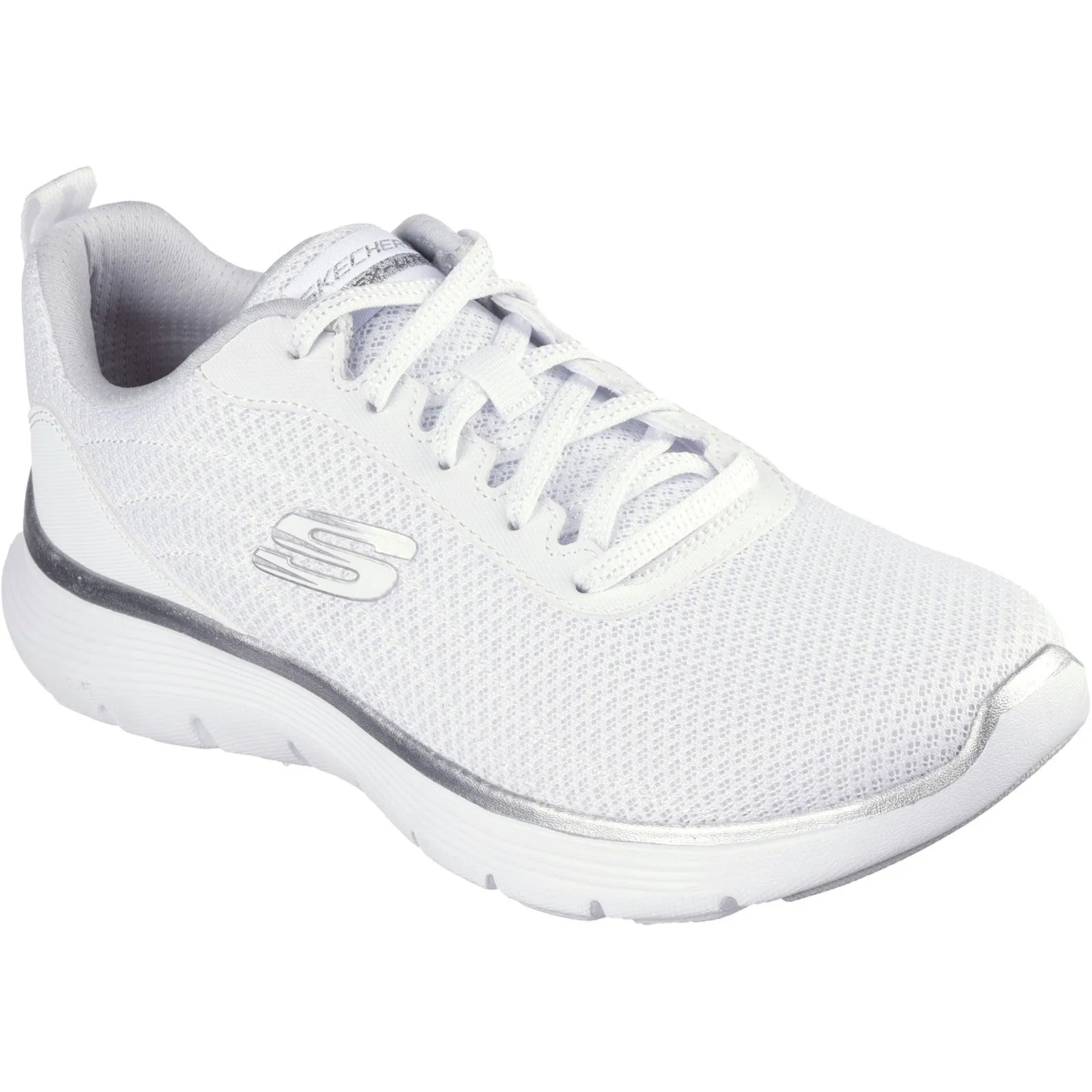 Skechers Womens Flex Appeal 5.0 Uptake Trainers - White sold by The Foot Factory product image thumbnail 2